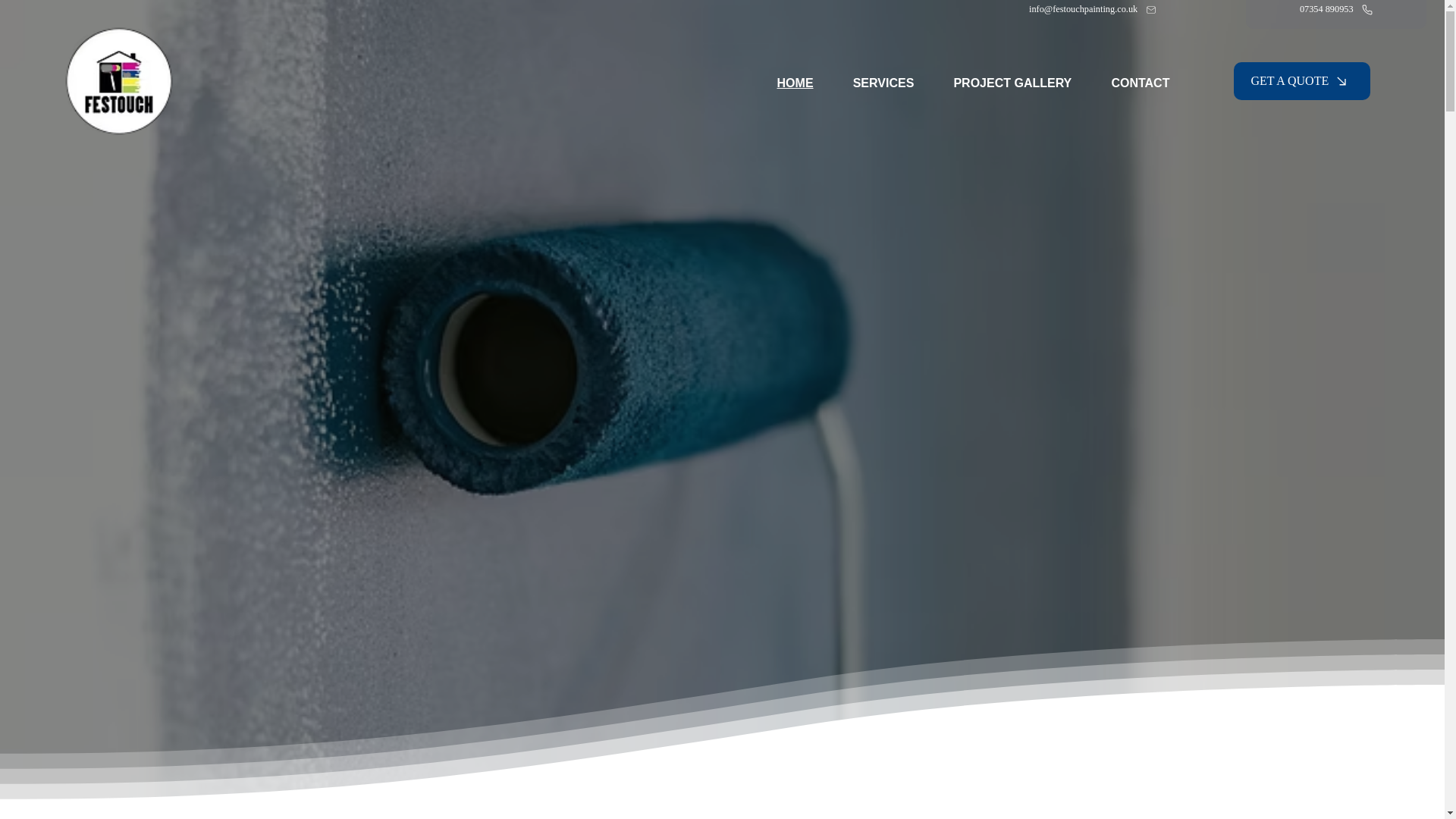 website screenshot of https://festouchpainting.co.uk/