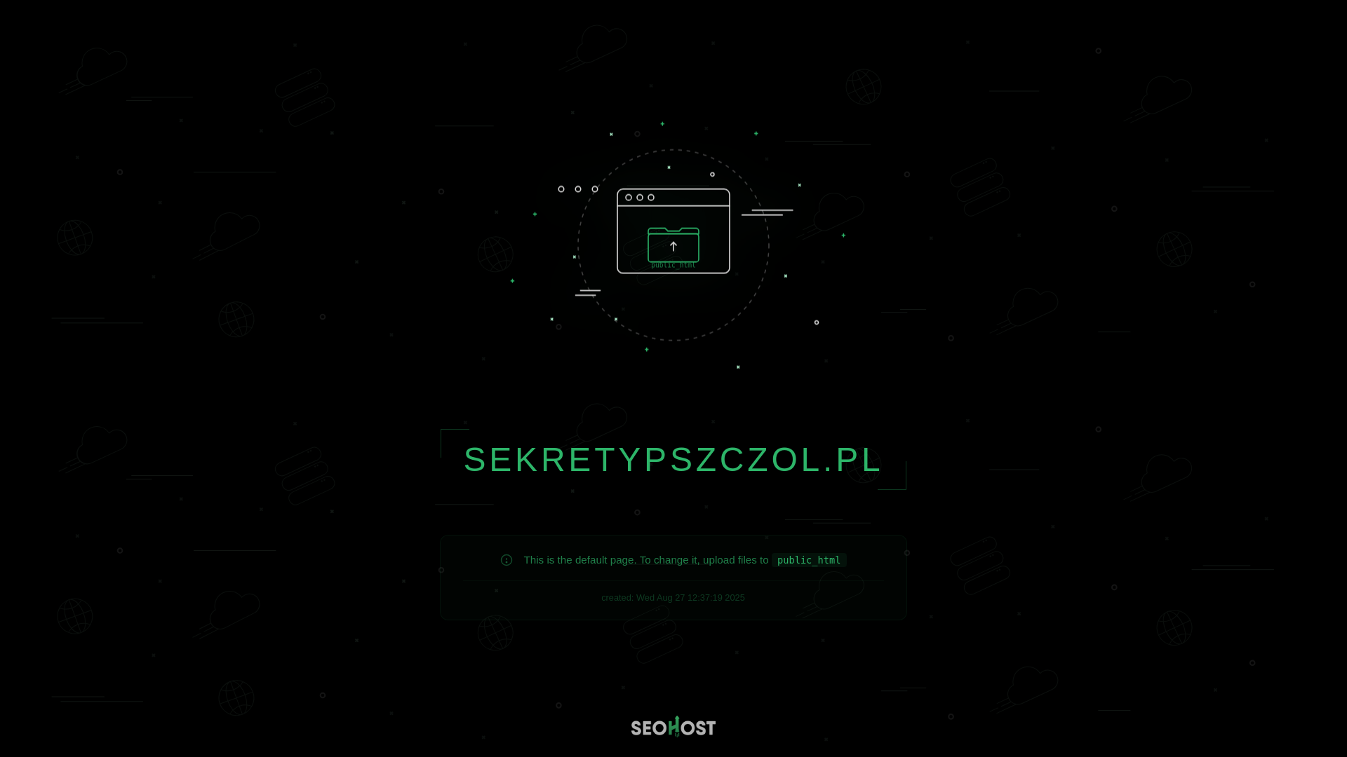 website screenshot of https://sekretypszczol.pl/