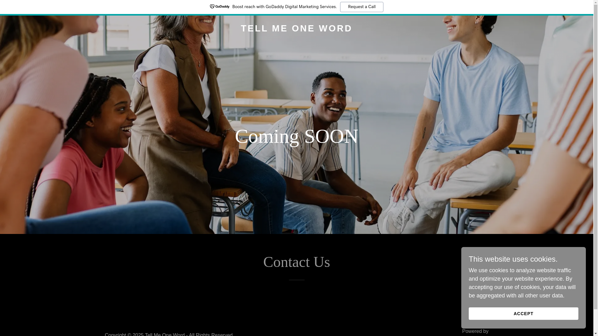 website screenshot of https://tellmeoneword.com/
