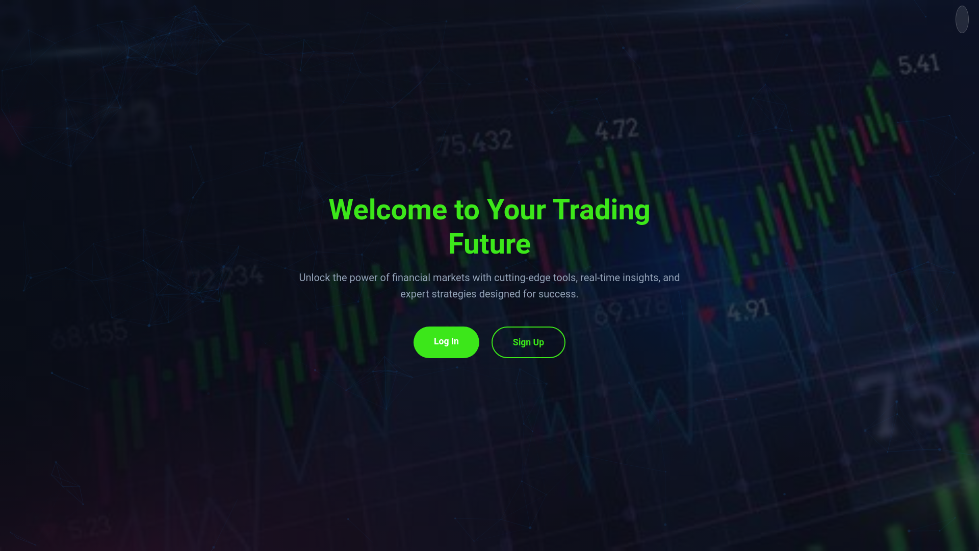 website screenshot of https://vortexedgefx.com/