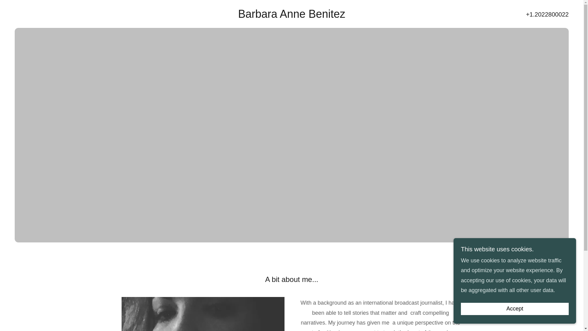 website screenshot of https://barbaraannebenitez.com/