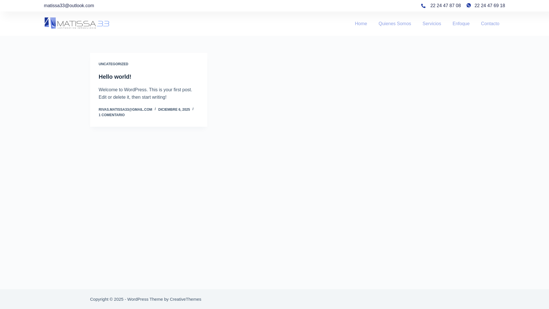 website screenshot of https://matissa33construccion.com/