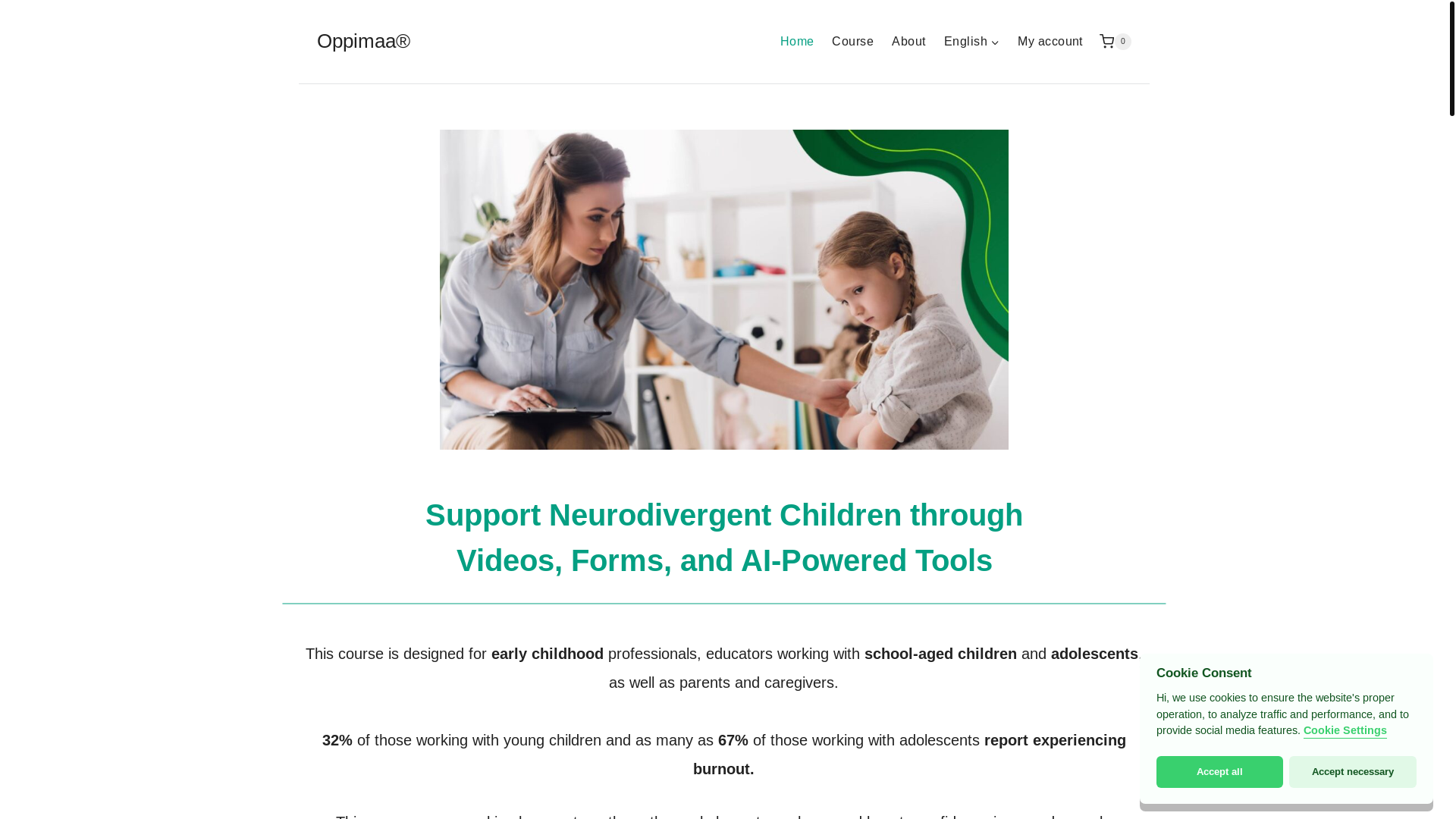 website screenshot of https://oppimaa-au.org/