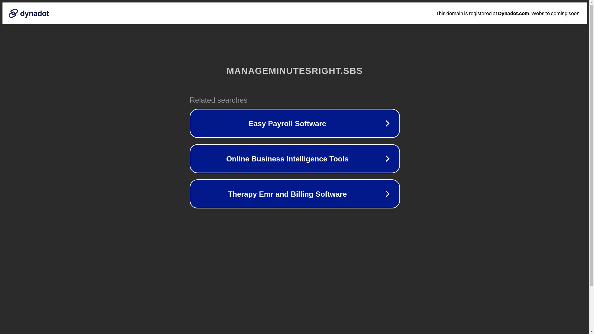 website screenshot of https://manageminutesright.sbs/