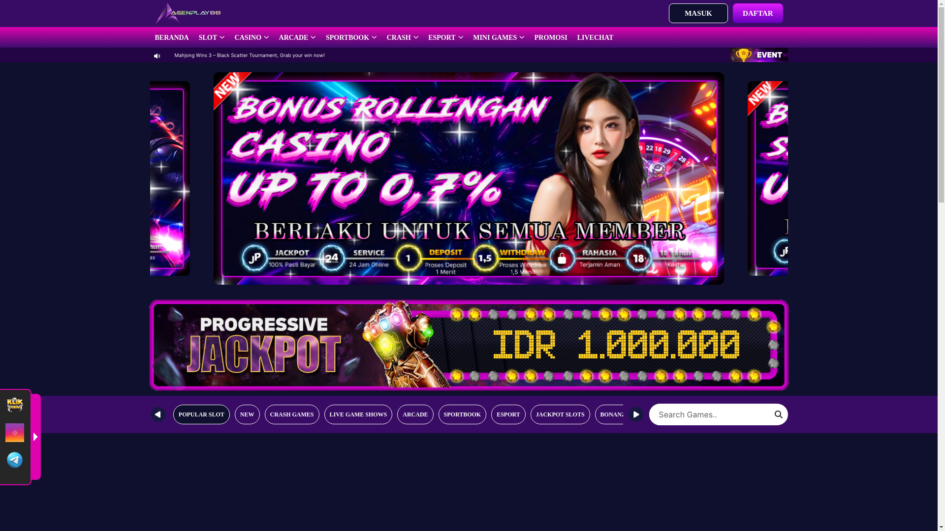 website screenshot of https://gamesagenplay88.online/