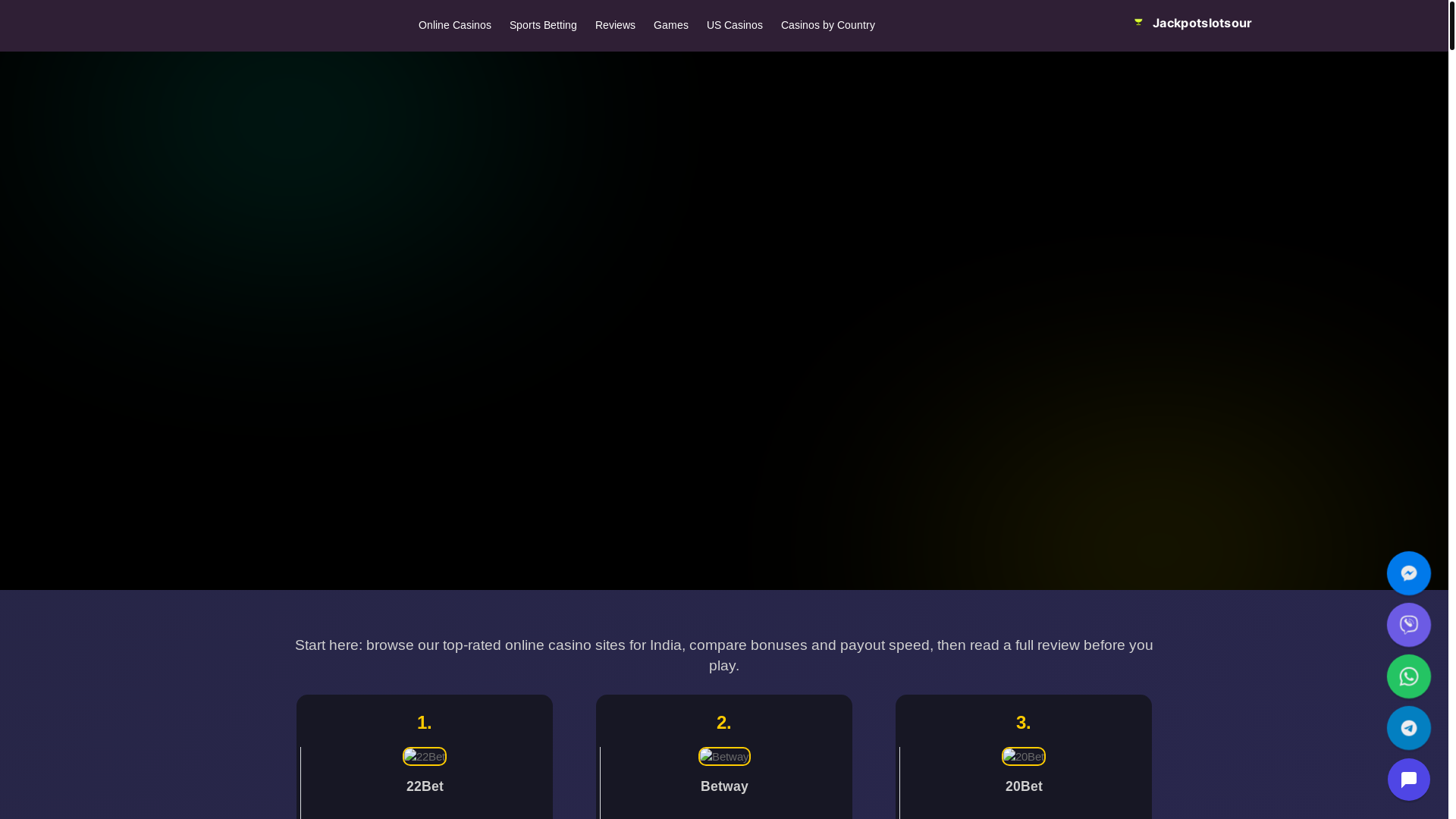 website screenshot of https://jackpotslotsour.com/