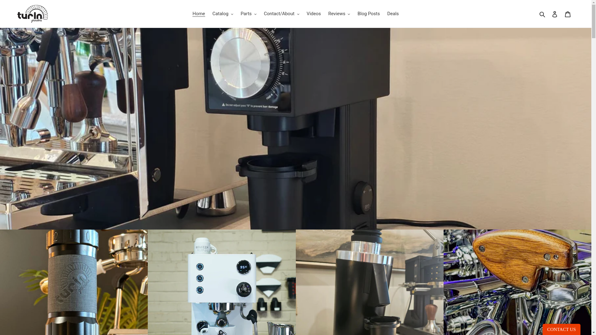 website screenshot of https://turingrinders.com/