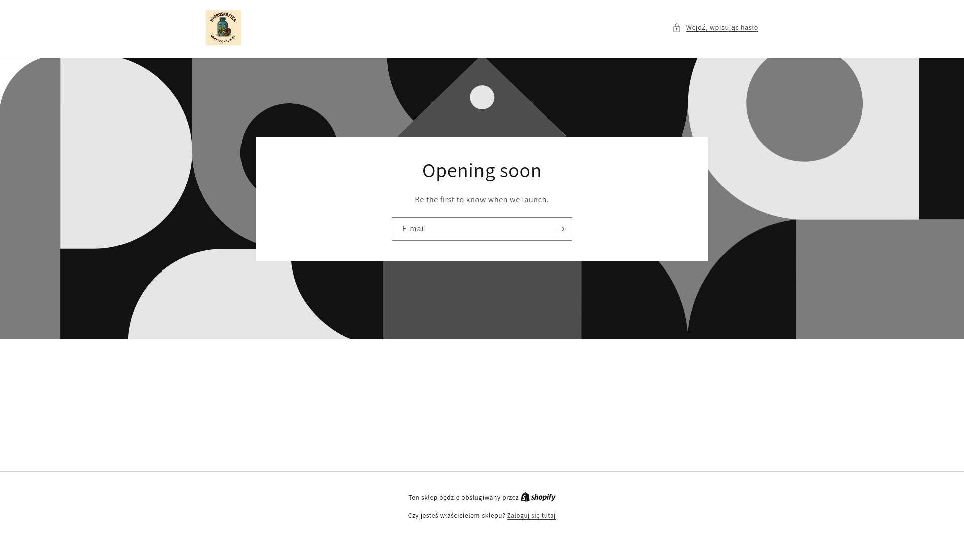 website screenshot of https://hydroskrytka.pl/