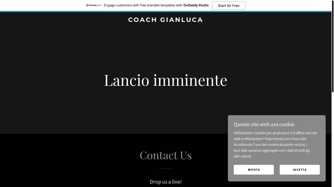 website screenshot of https://coachgianluca.it/