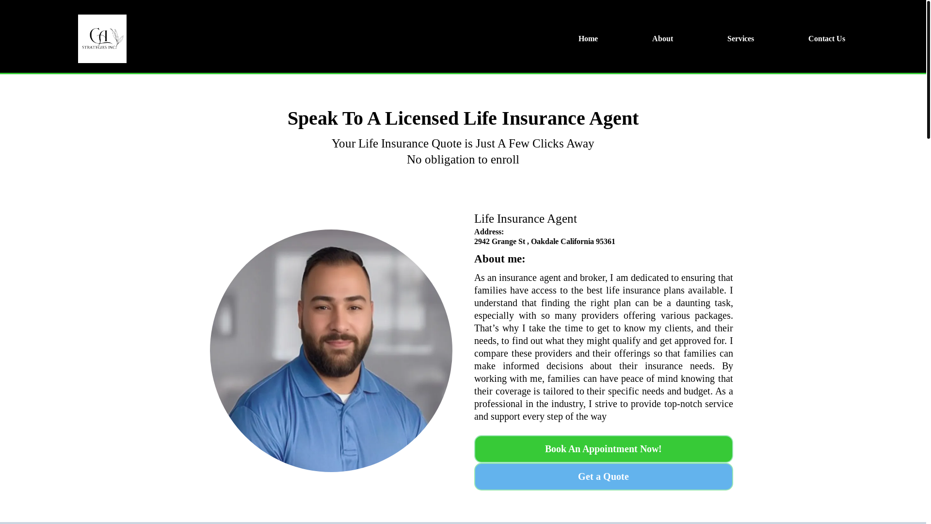 website screenshot of https://ca-strategiesinc.org/