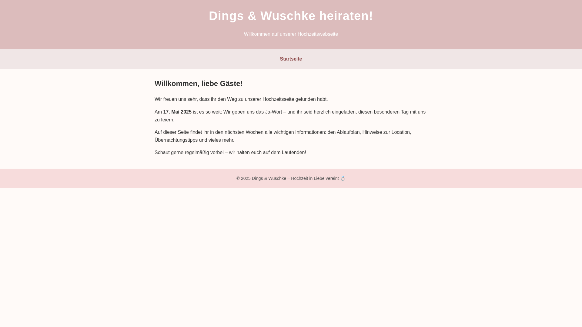 website screenshot of https://dings-wuschke.de/