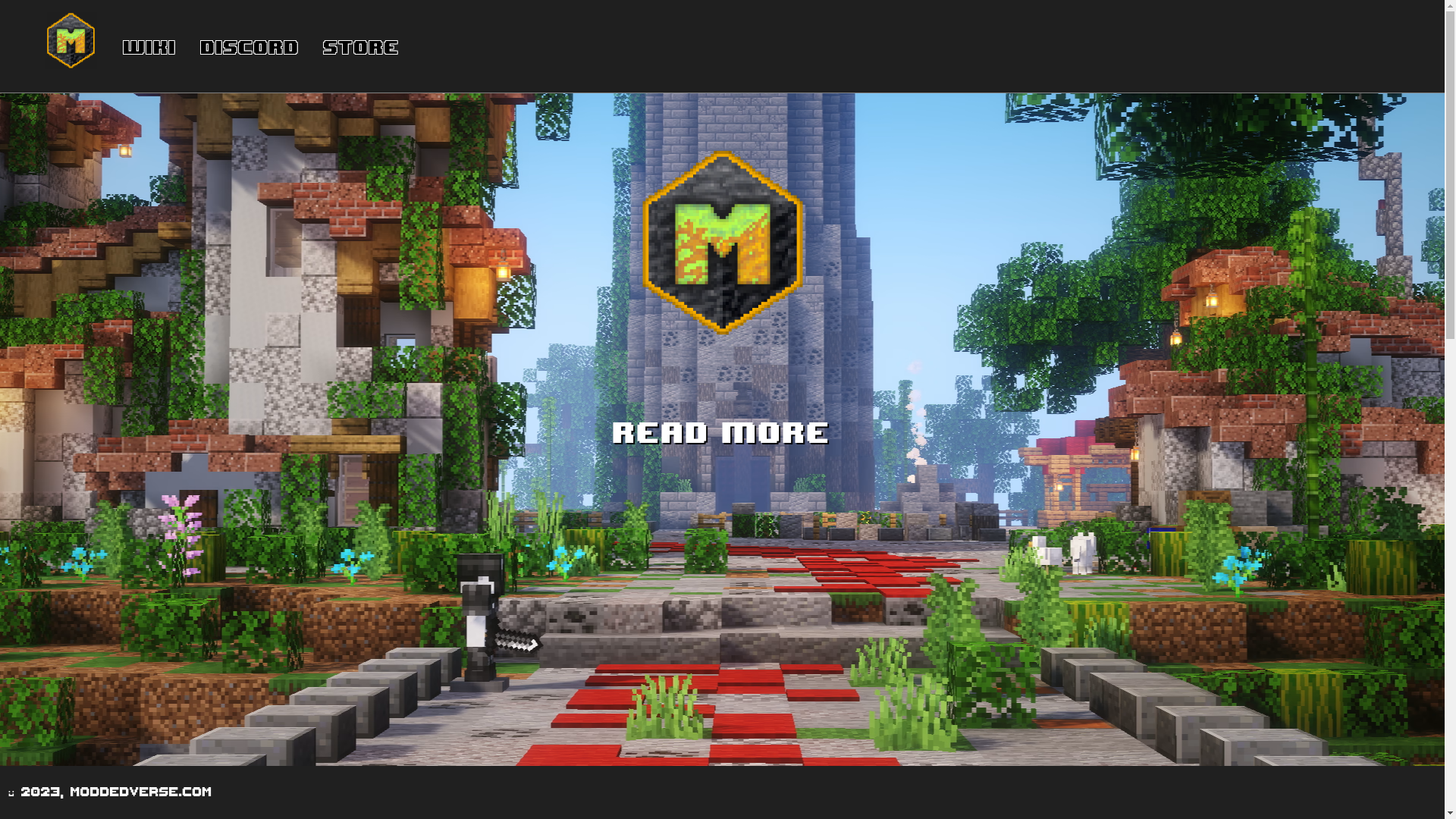 website screenshot of https://moddedverse-webpage.pages.dev/