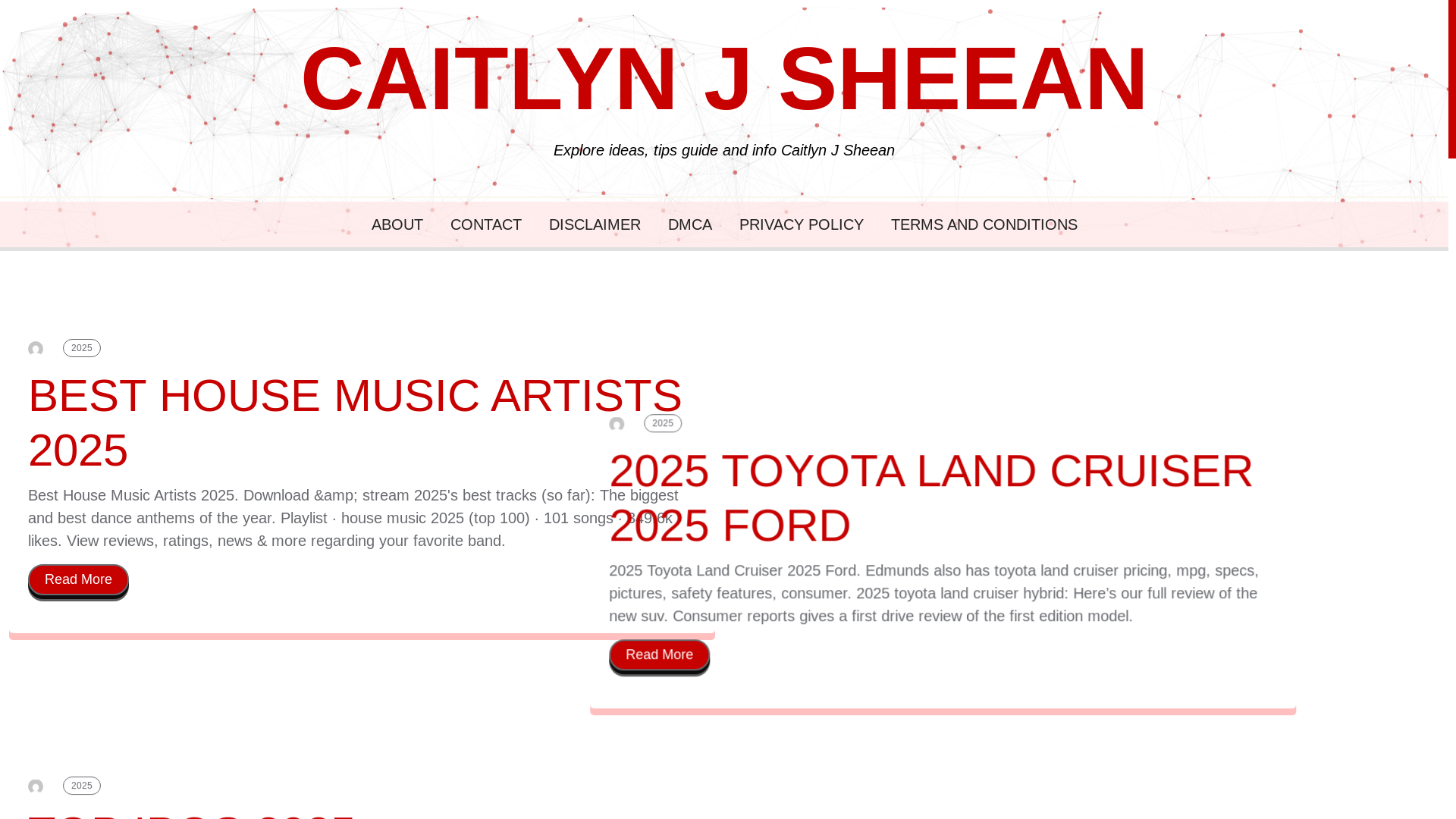 website screenshot of https://caitlynjsheean.pages.dev/