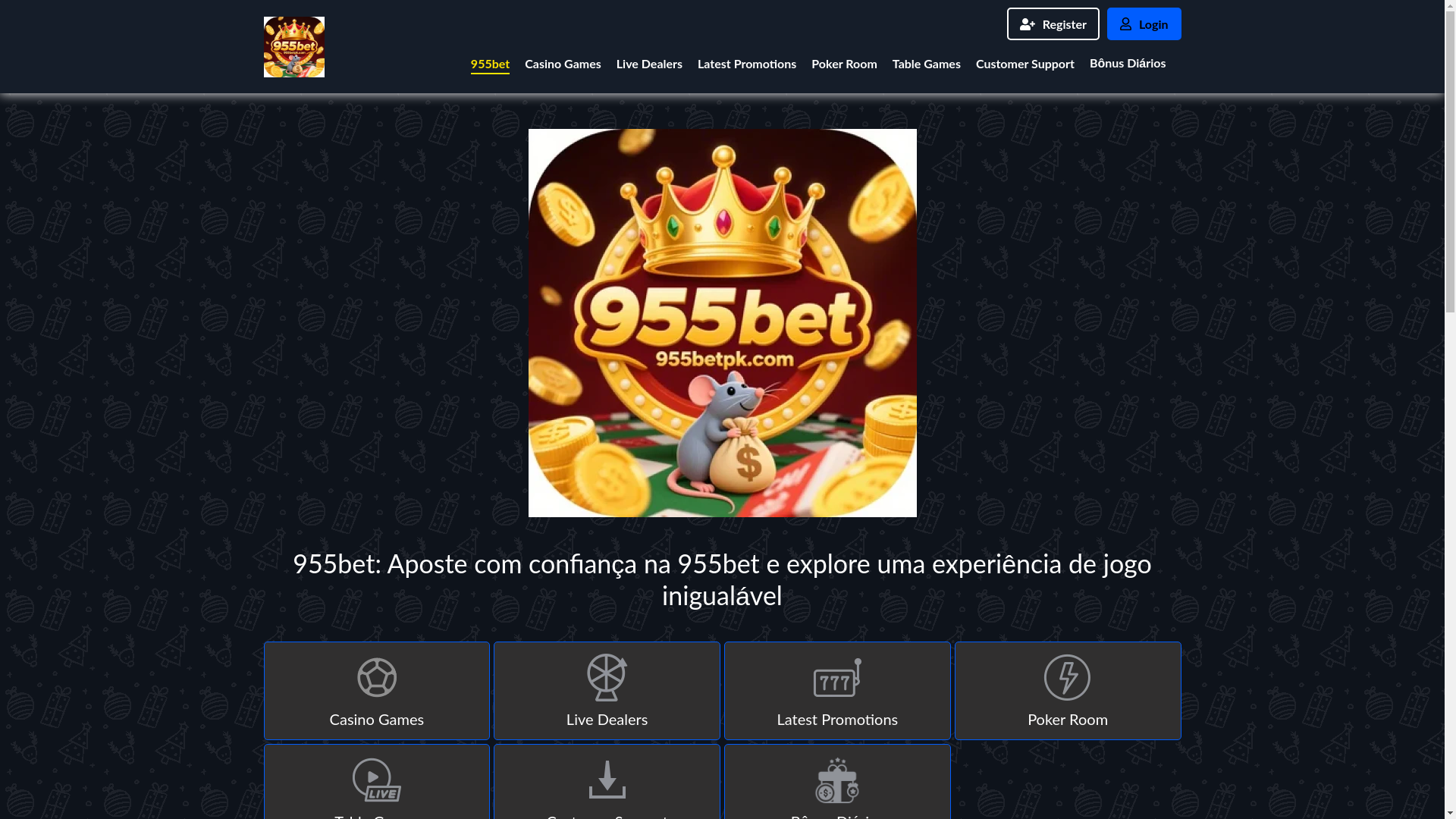 website screenshot of https://955betpk.com/