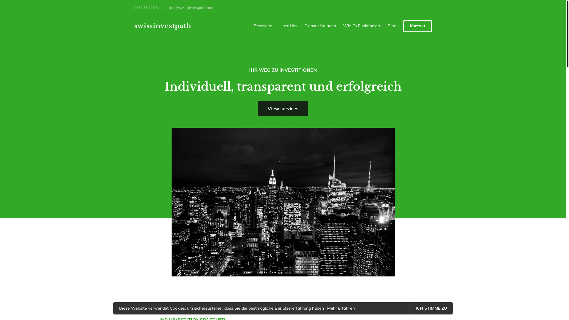 website screenshot of https://swissinvestpath.com/