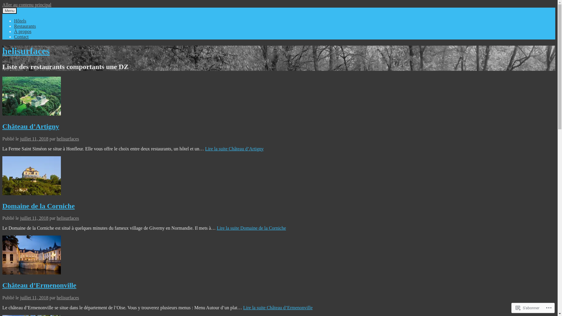 website screenshot of https://helisurfaces.com/