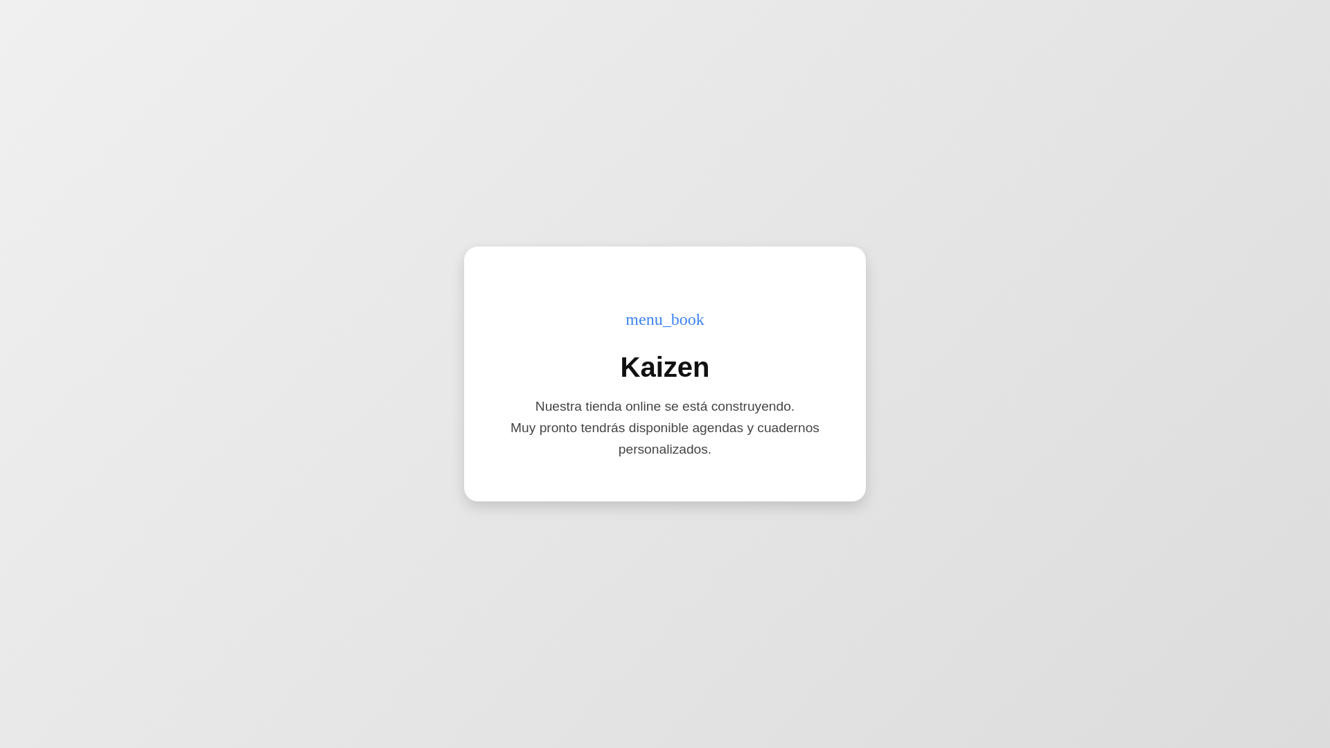 website screenshot of https://kaizenagendas.com/