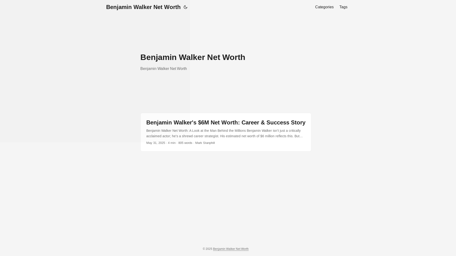 website screenshot of https://benjamin-walker-net-worth20250727.pages.dev/