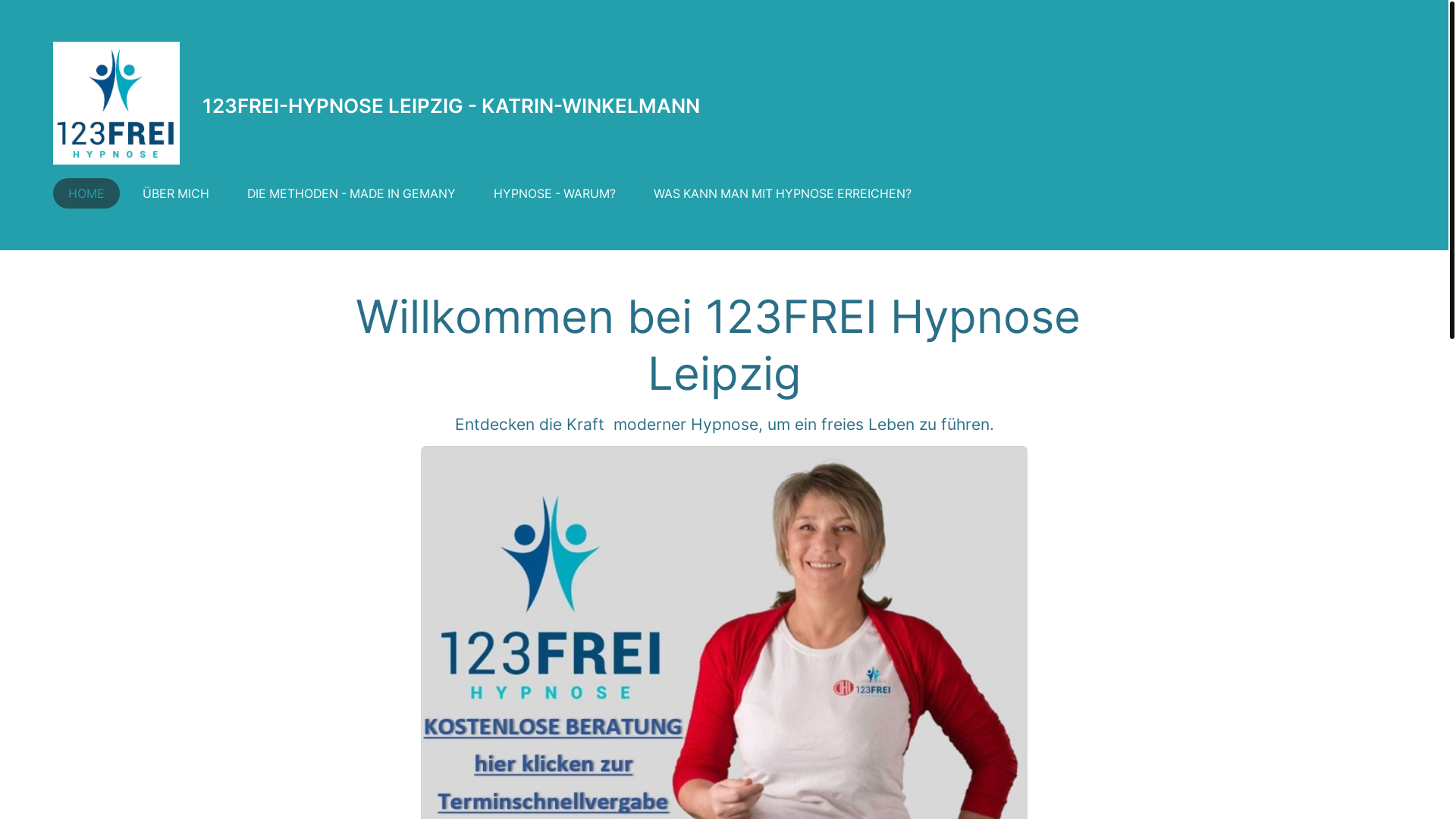 website screenshot of https://123frei-hypnose-am-besten-in-leipzig.de/