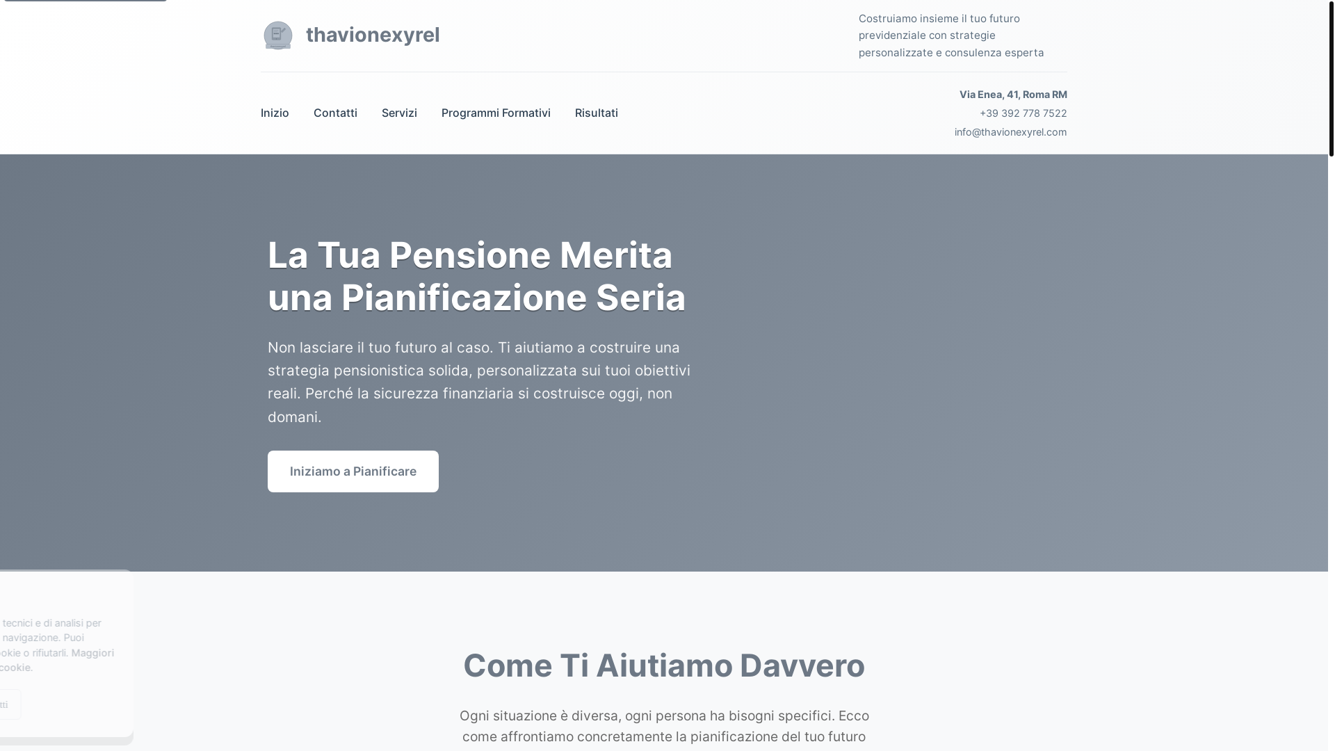 website screenshot of https://thavionexyrel.com/