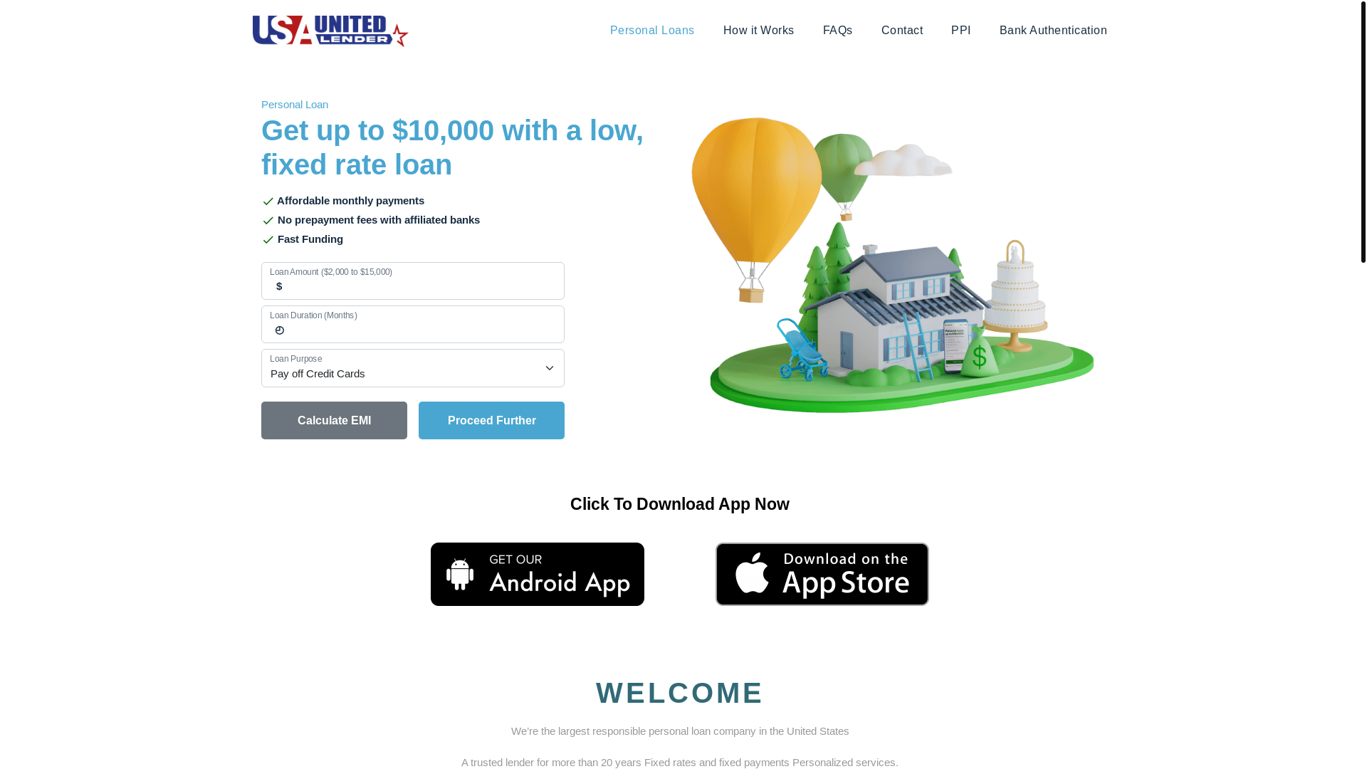 website screenshot of https://usa--united-lendereft.com/