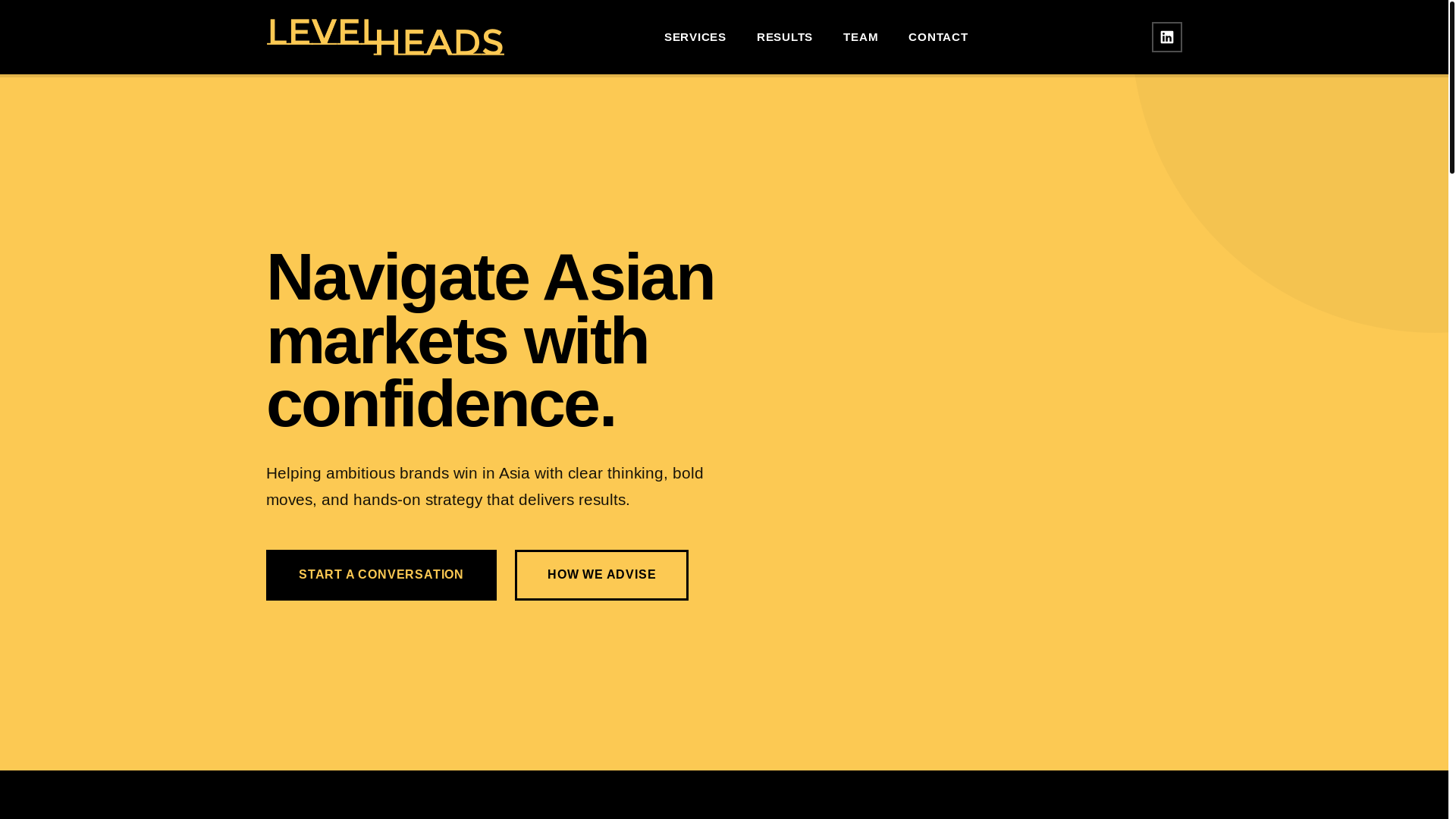 website screenshot of https://levelheads-g5il2.kinsta.page