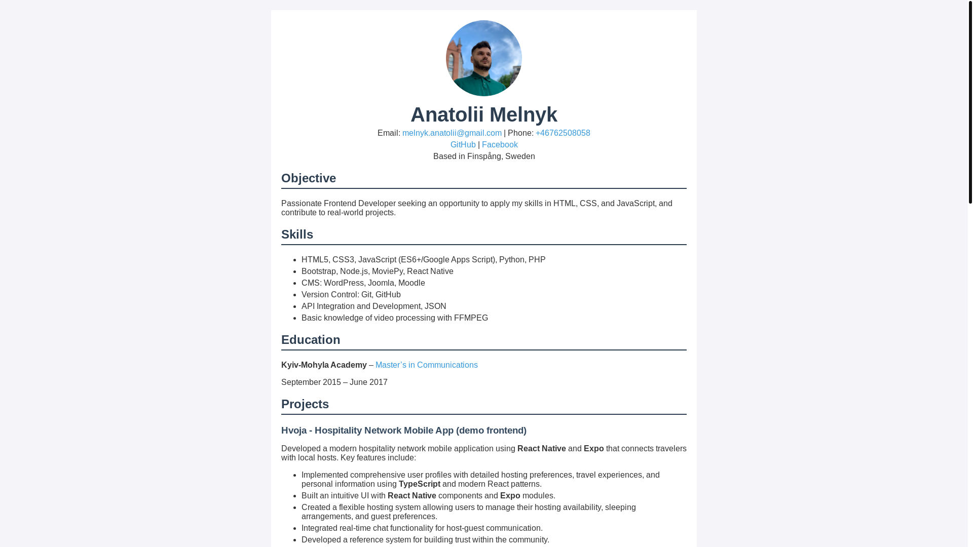 website screenshot of https://cv-gpu.pages.dev/