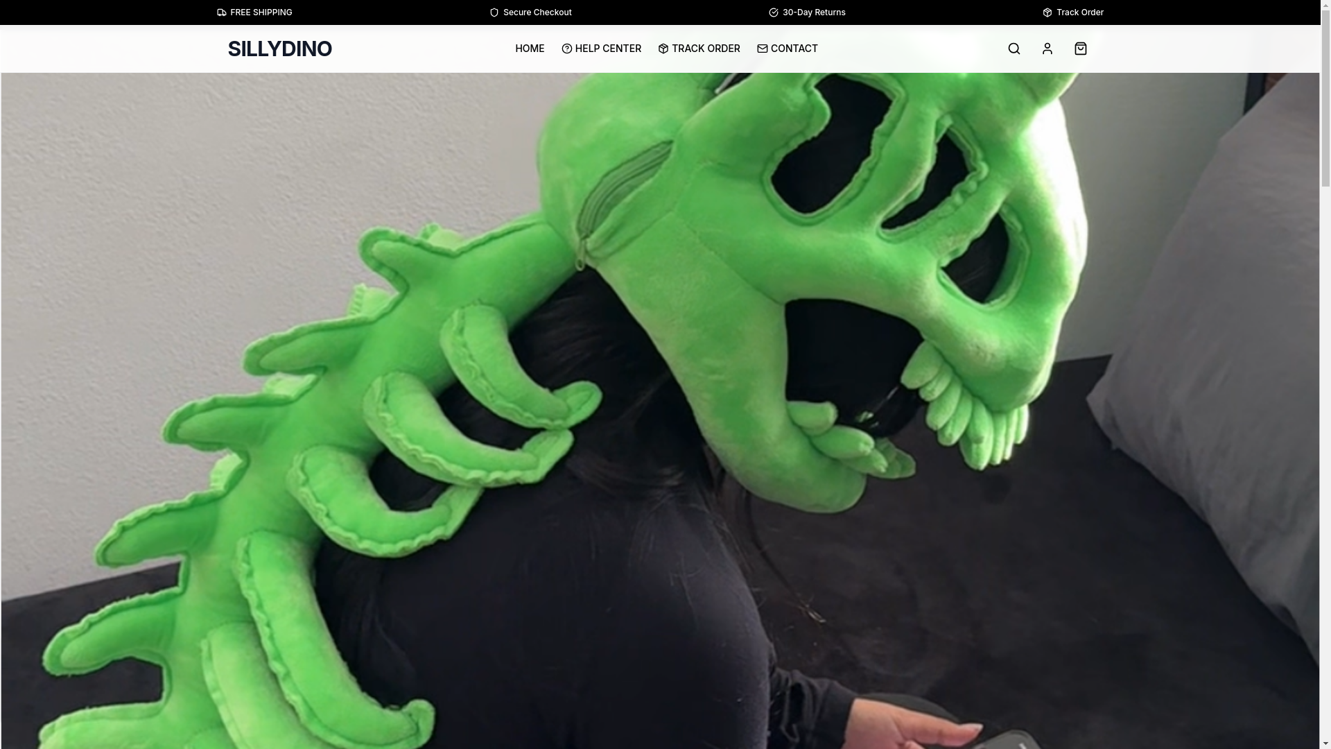 website screenshot of https://thedinodrawer.shop/