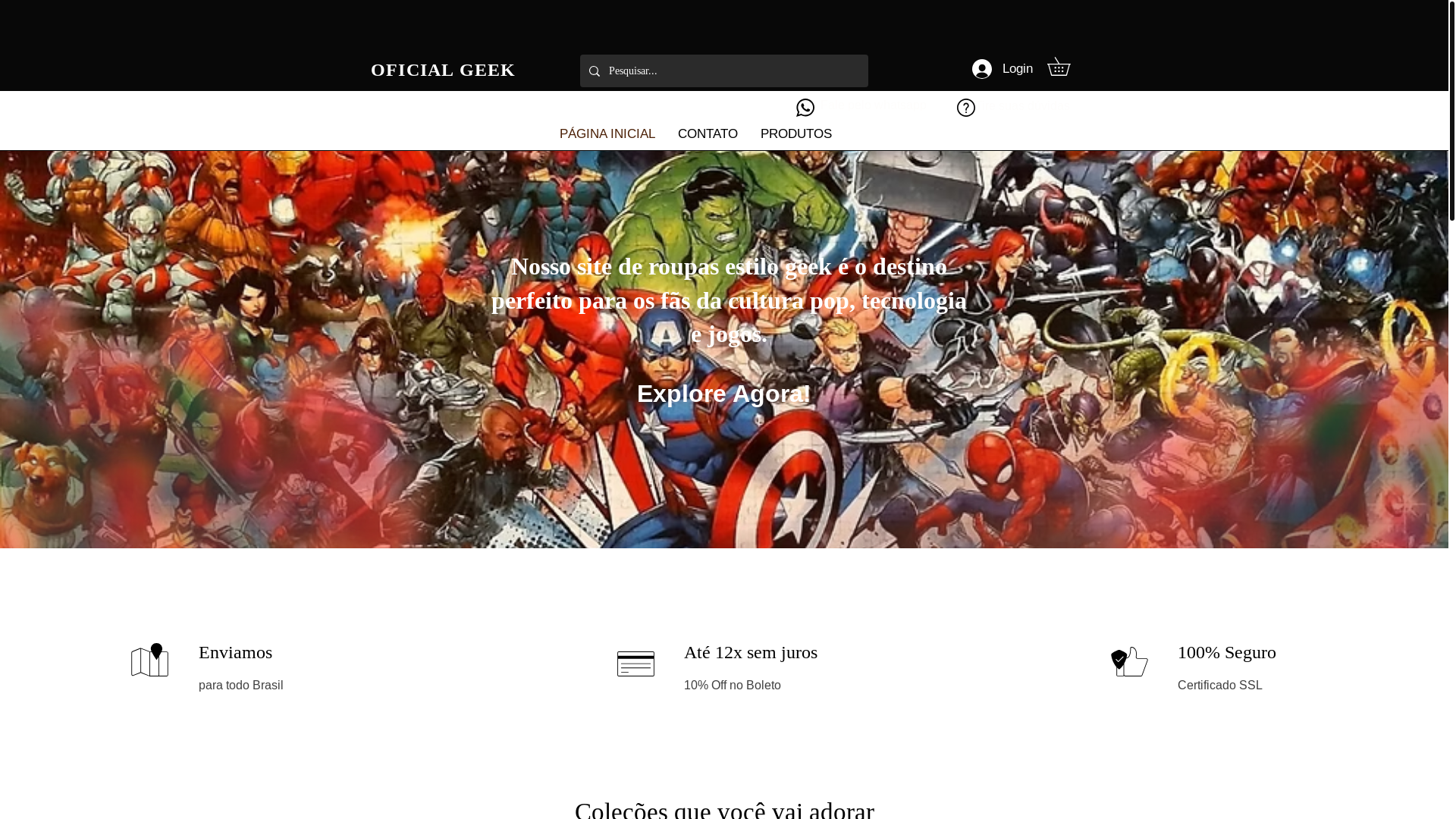 website screenshot of https://geeksoficial.com/