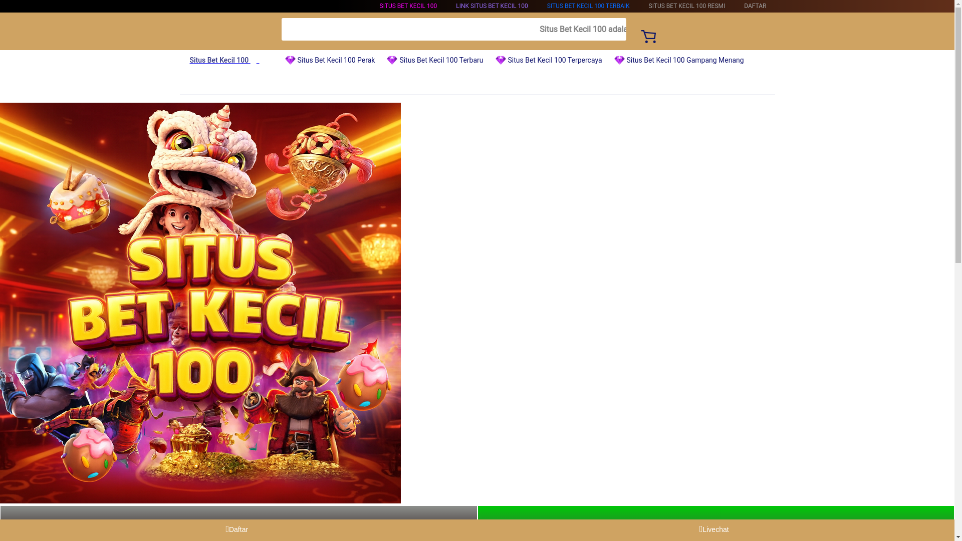 website screenshot of https://situsbetkecil100.pages.dev/