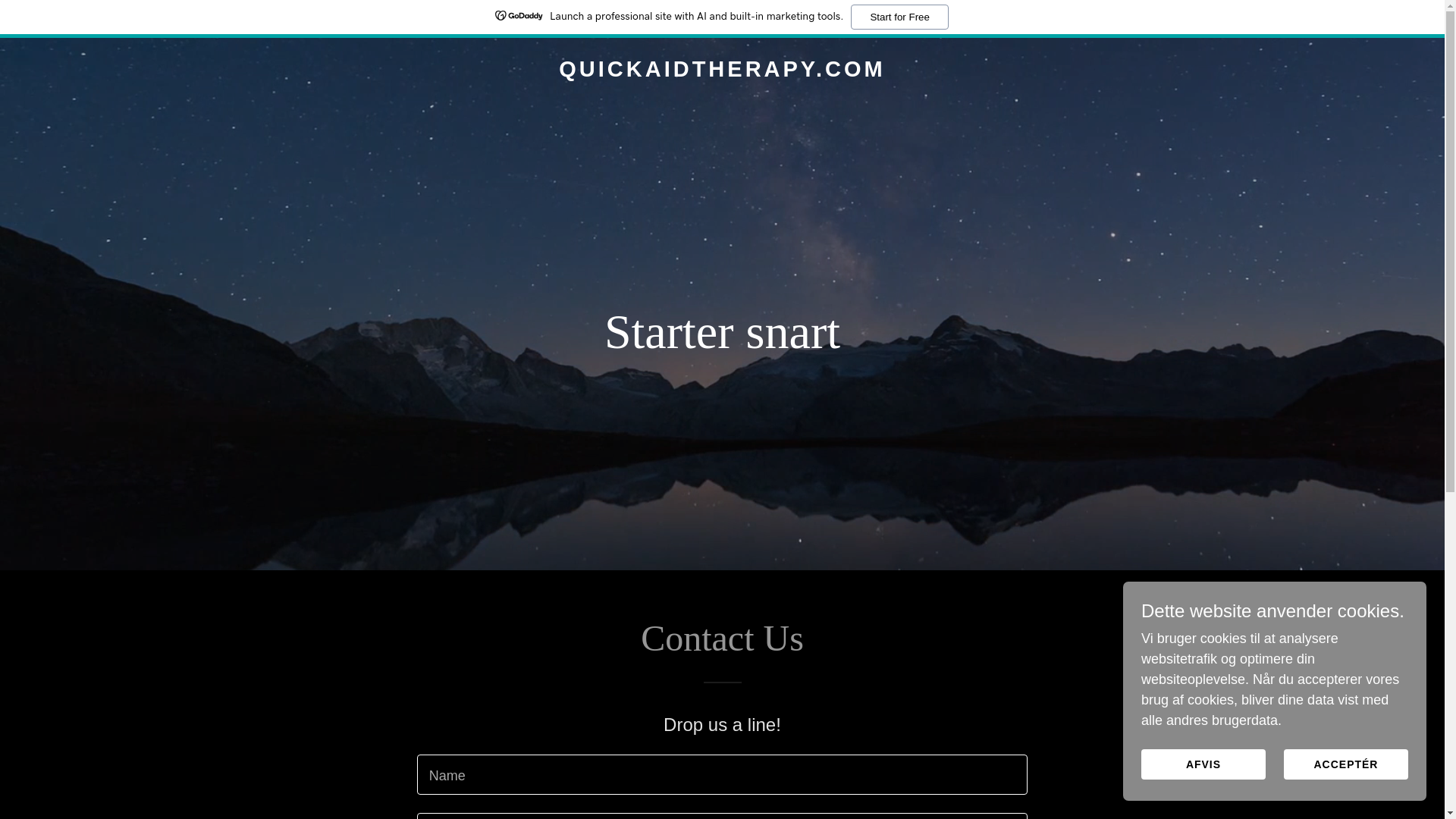 website screenshot of https://quickaidtherapy.com/