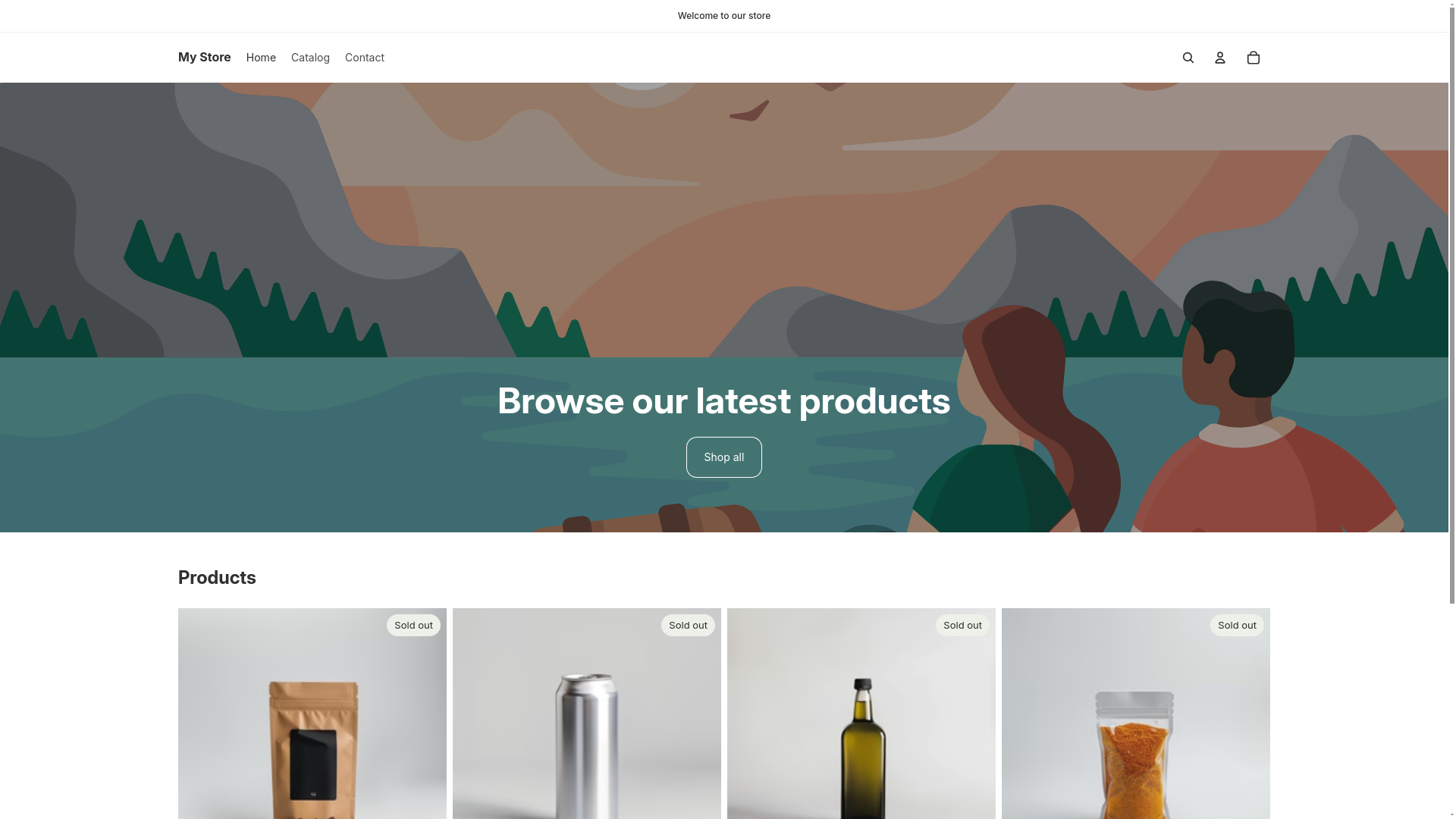 website screenshot of https://heavenlyharvest.store/