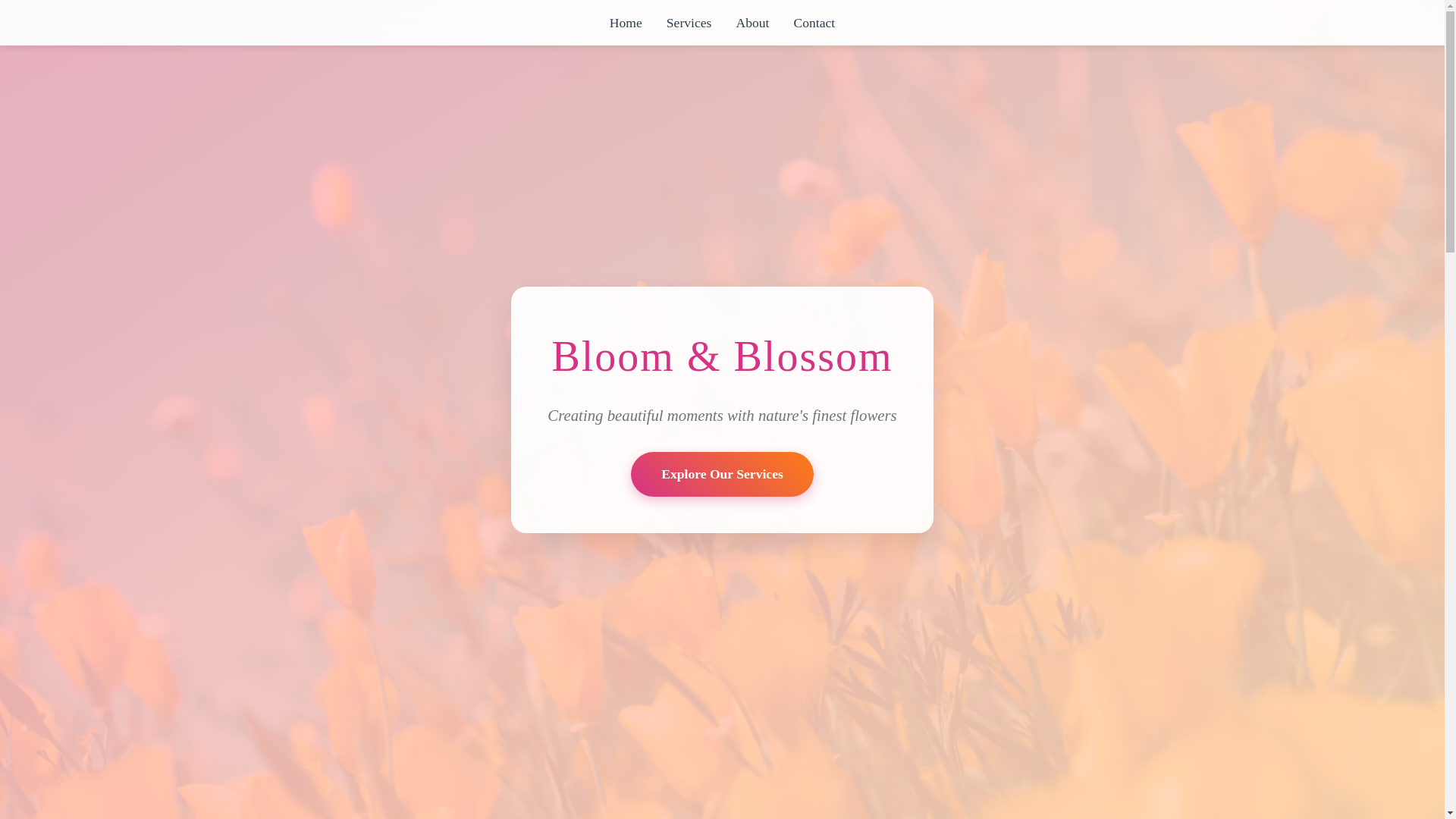 website screenshot of https://73953-bloom-blossom-florist.pages.dev/