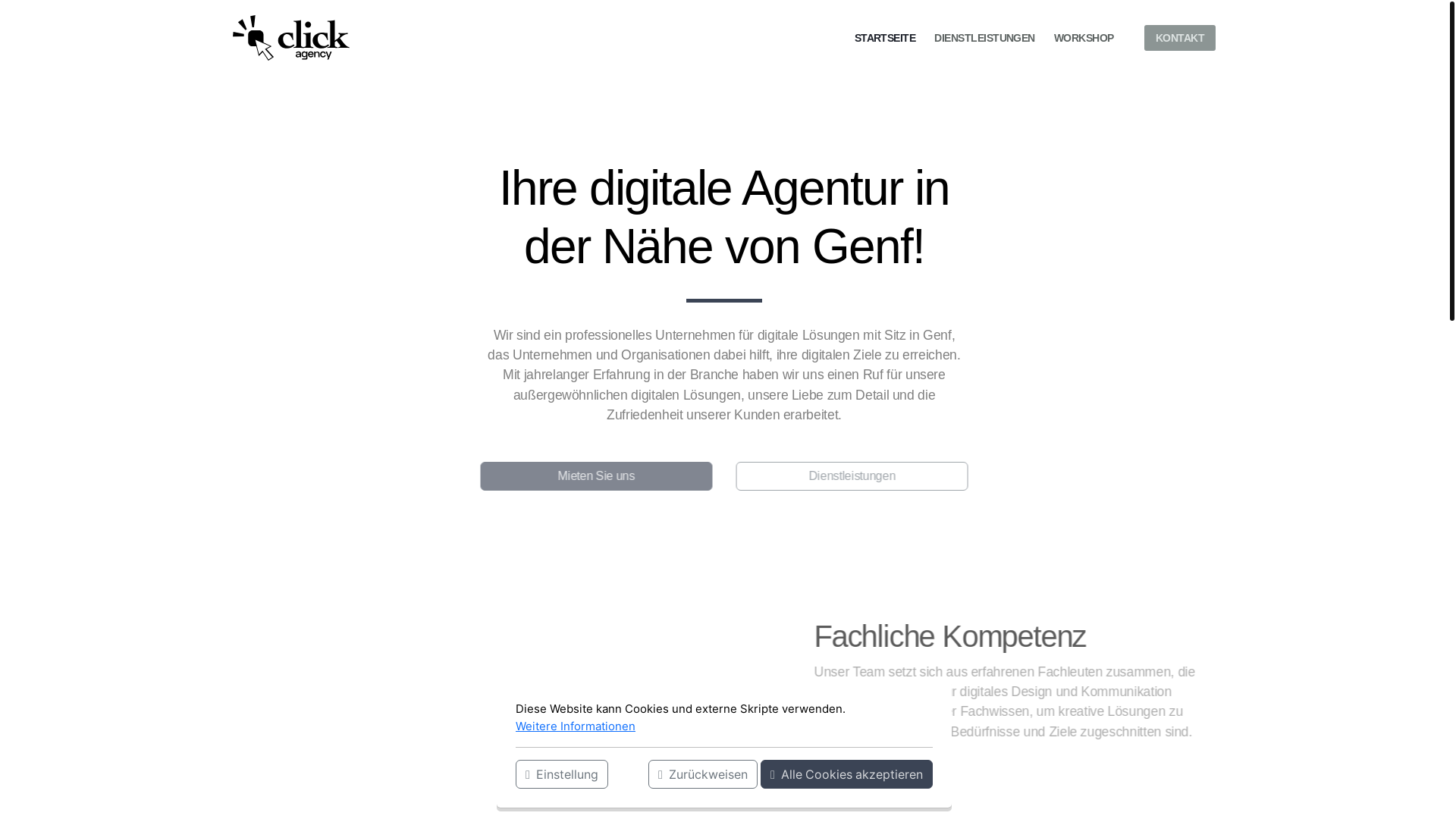 website screenshot of https://weiss-it-services.ch/