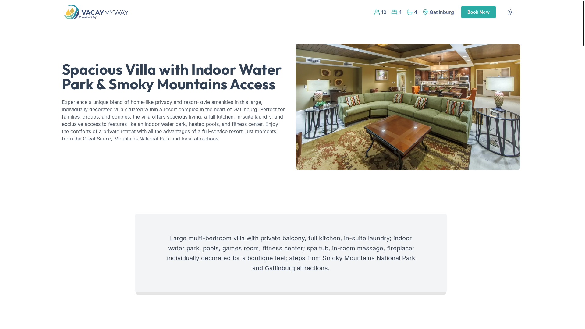 website screenshot of https://deluxescape.estate/
