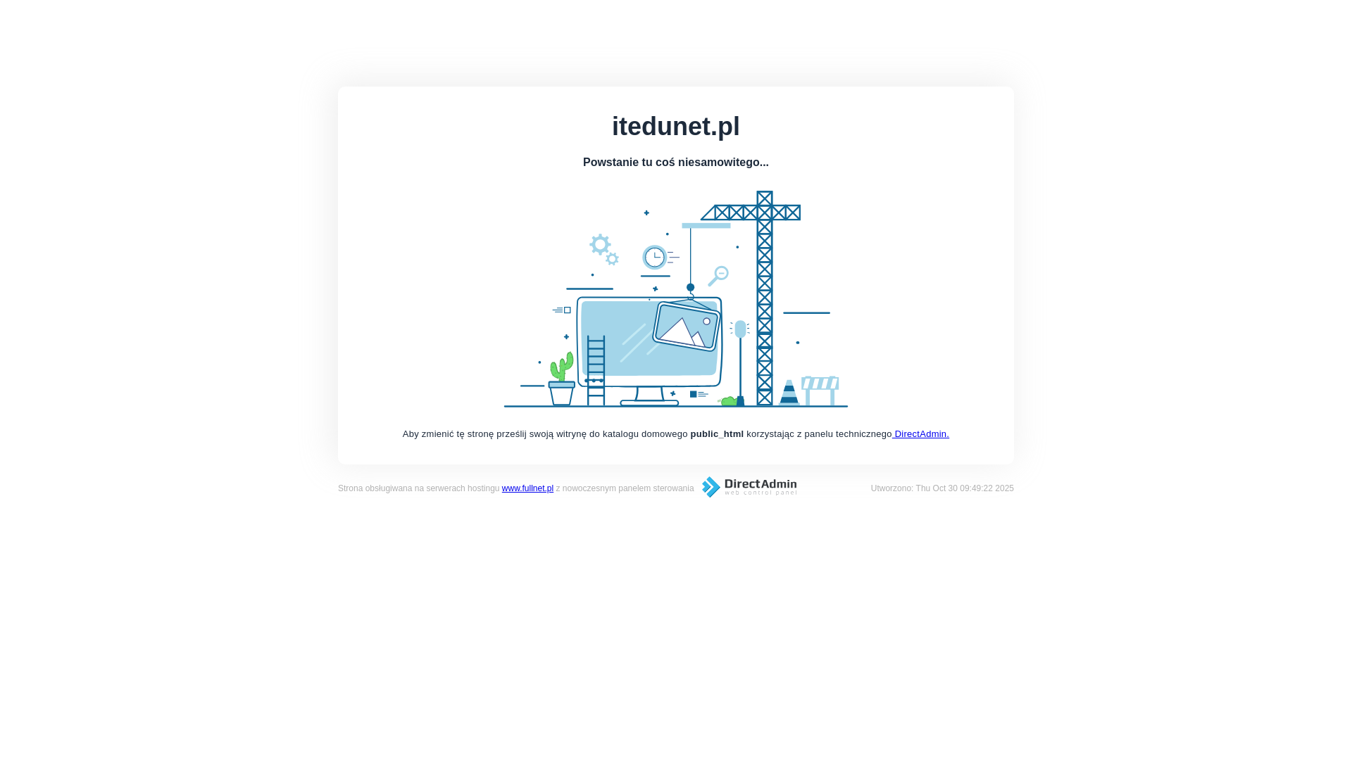 website screenshot of https://itedunet.pl/