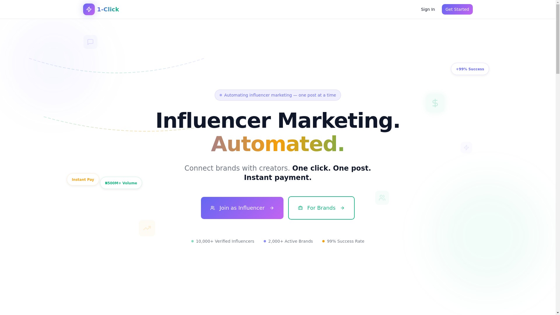 website screenshot of https://1-click-7ob.pages.dev/