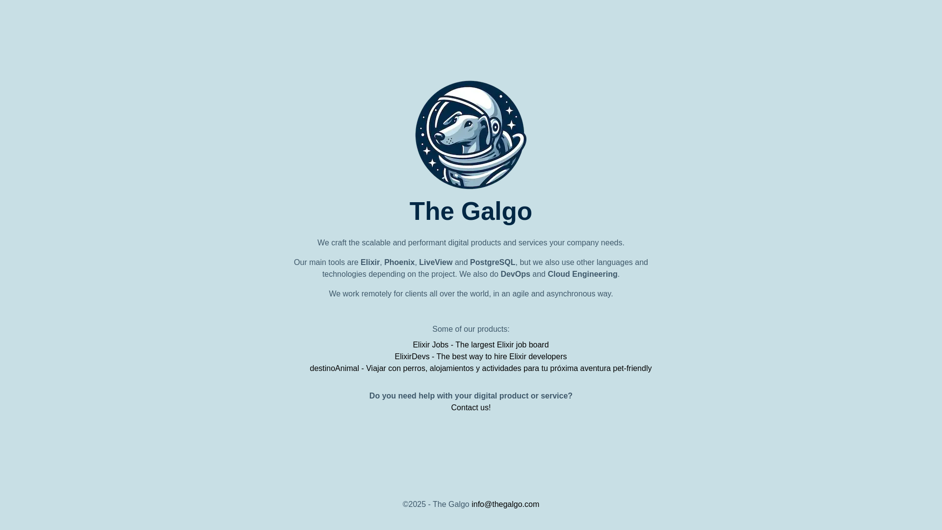 website screenshot of https://thegalgo.pages.dev/