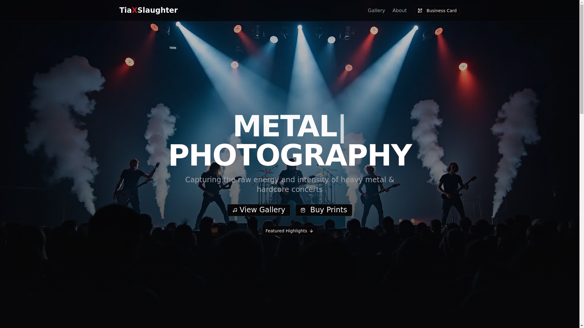 website screenshot of https://tiaxslaughter.com/