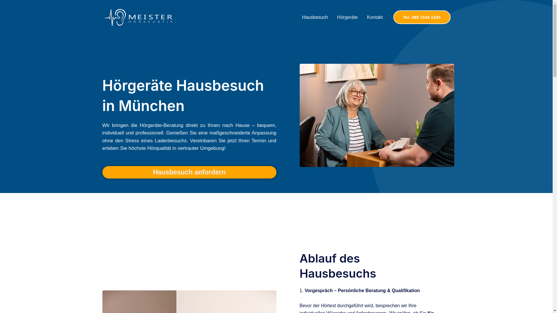 website screenshot of https://hoergeraetehausbesuchmuenchen.de/