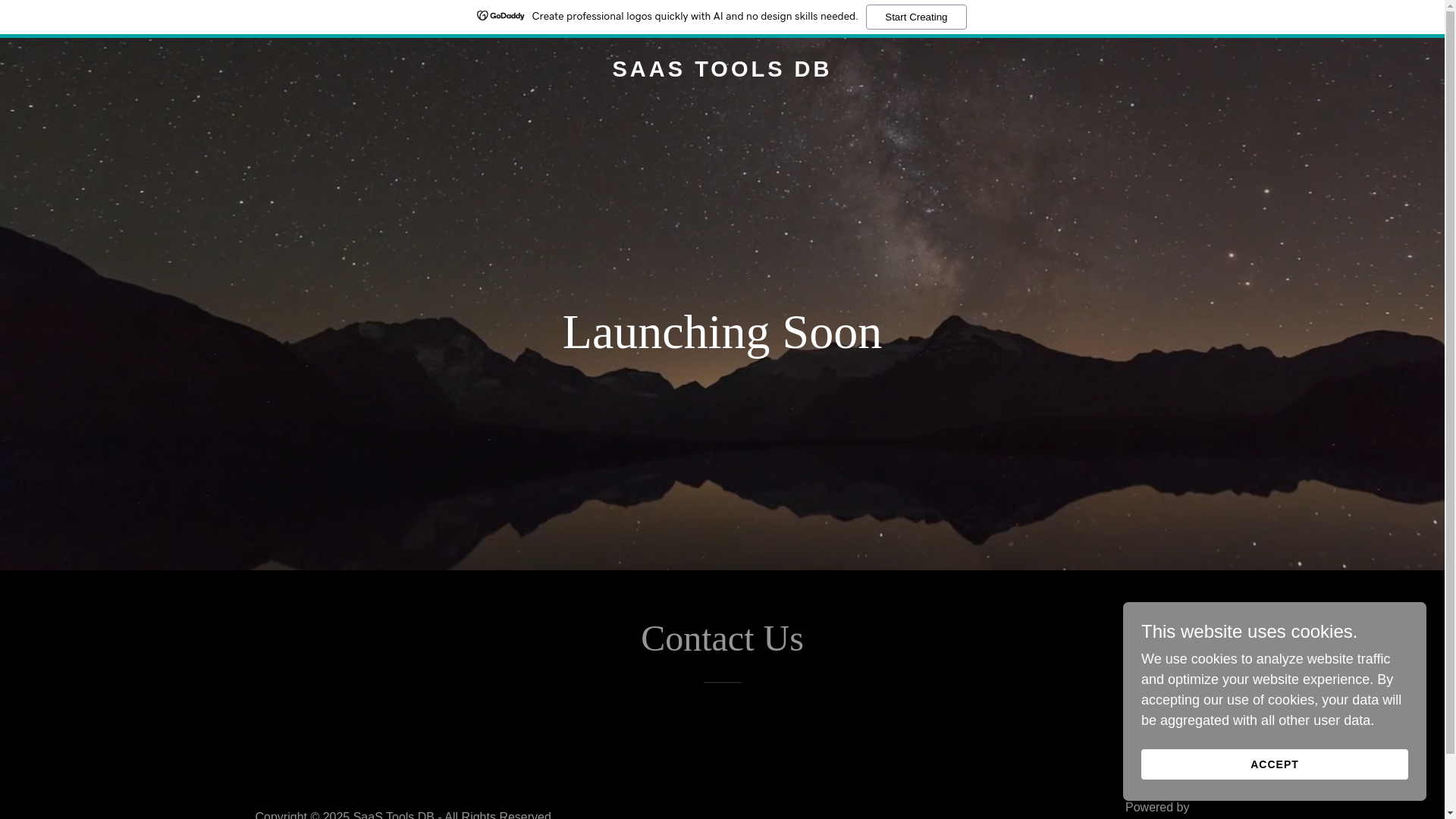 website screenshot of https://saastoolsdb.xyz/