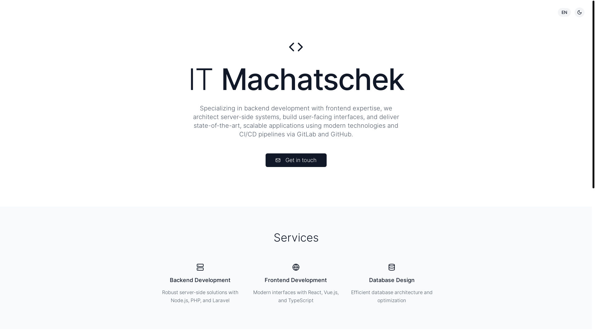 website screenshot of https://it-machatschek-com.pages.dev/