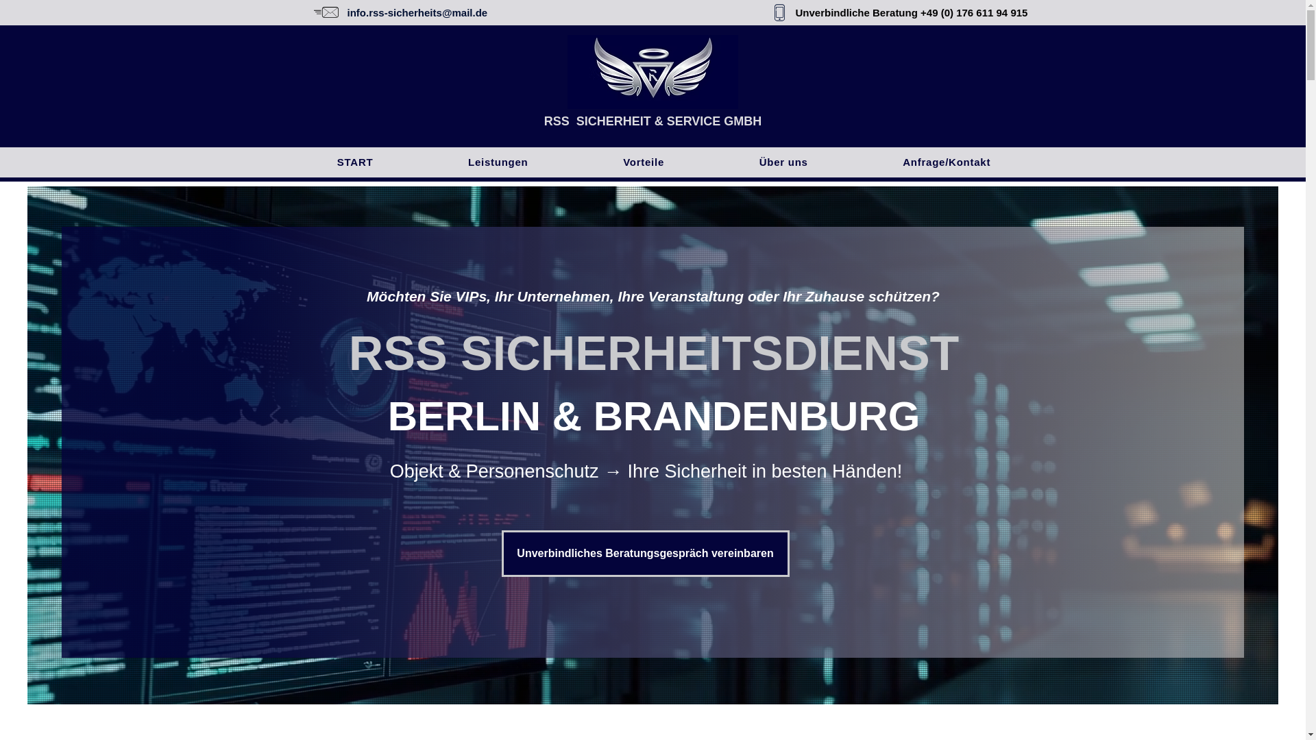 website screenshot of https://rss-sicherheitsdienst-berlin.de/