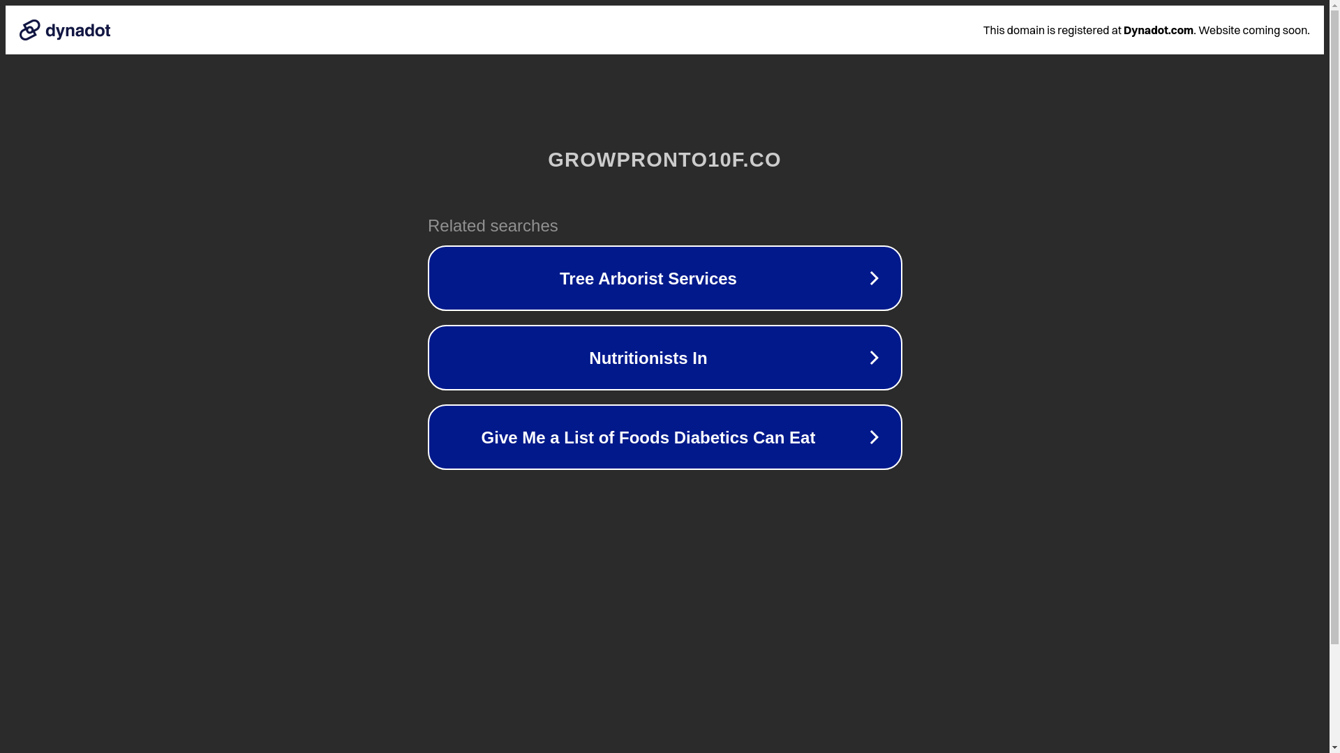 website screenshot of https://growpronto10f.co/