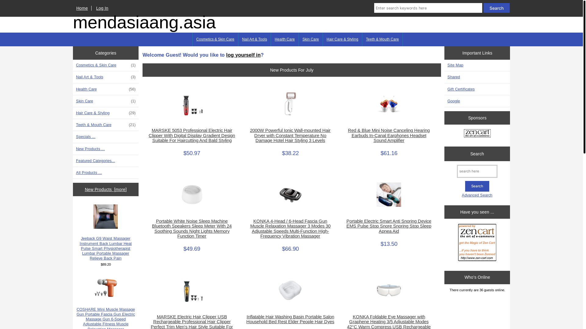 website screenshot of https://mendasiaang.asia/