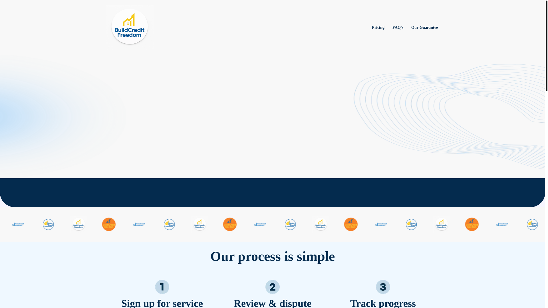 website screenshot of https://buildcreditfreedom.com/