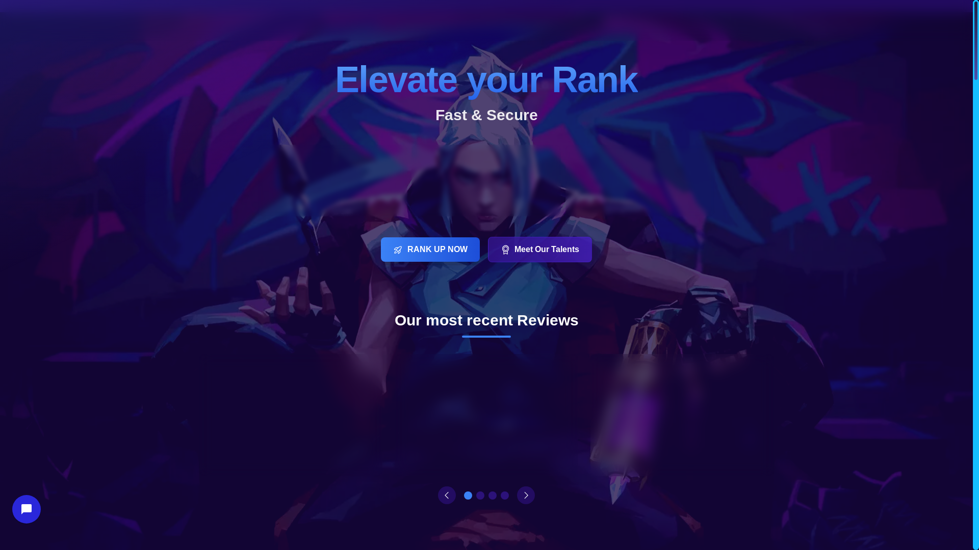 website screenshot of https://eloheaven-frontend.pages.dev/
