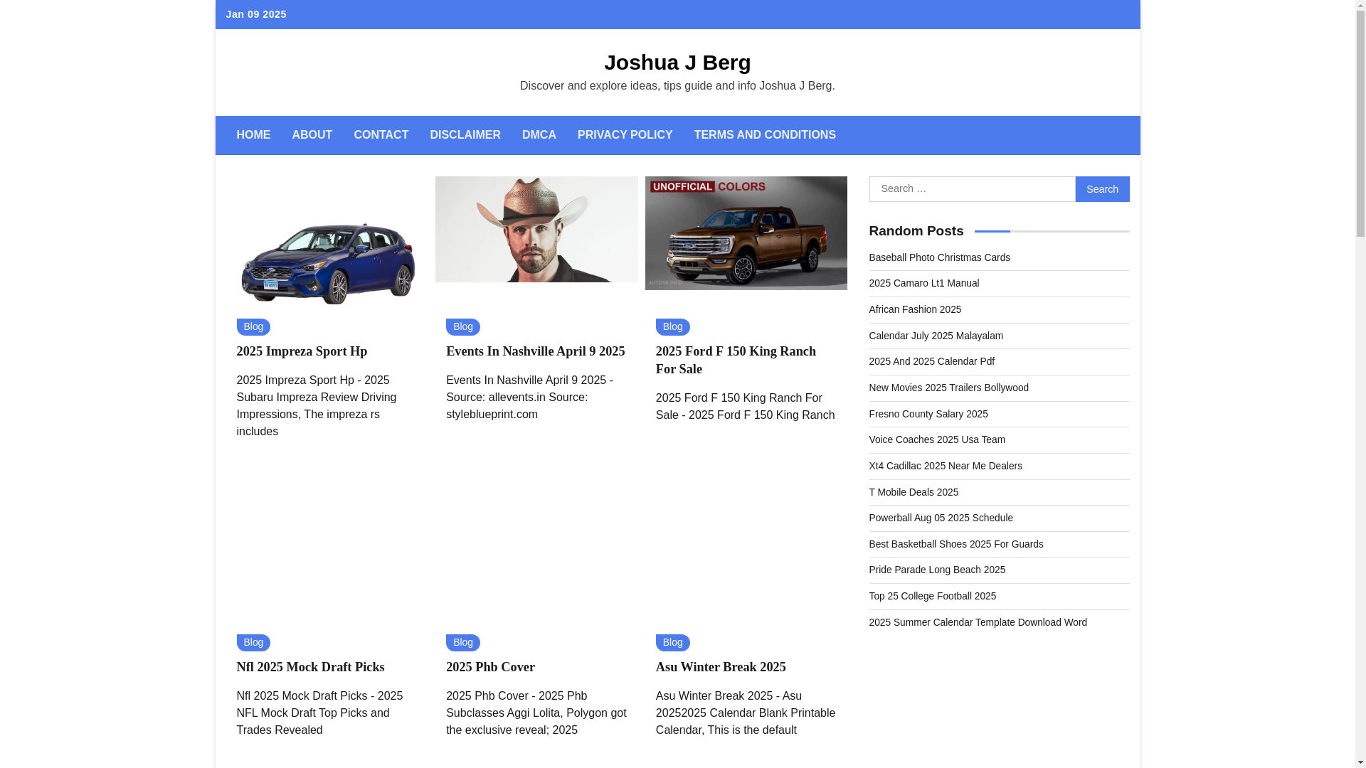 website screenshot of https://joshuajbergl.pages.dev/