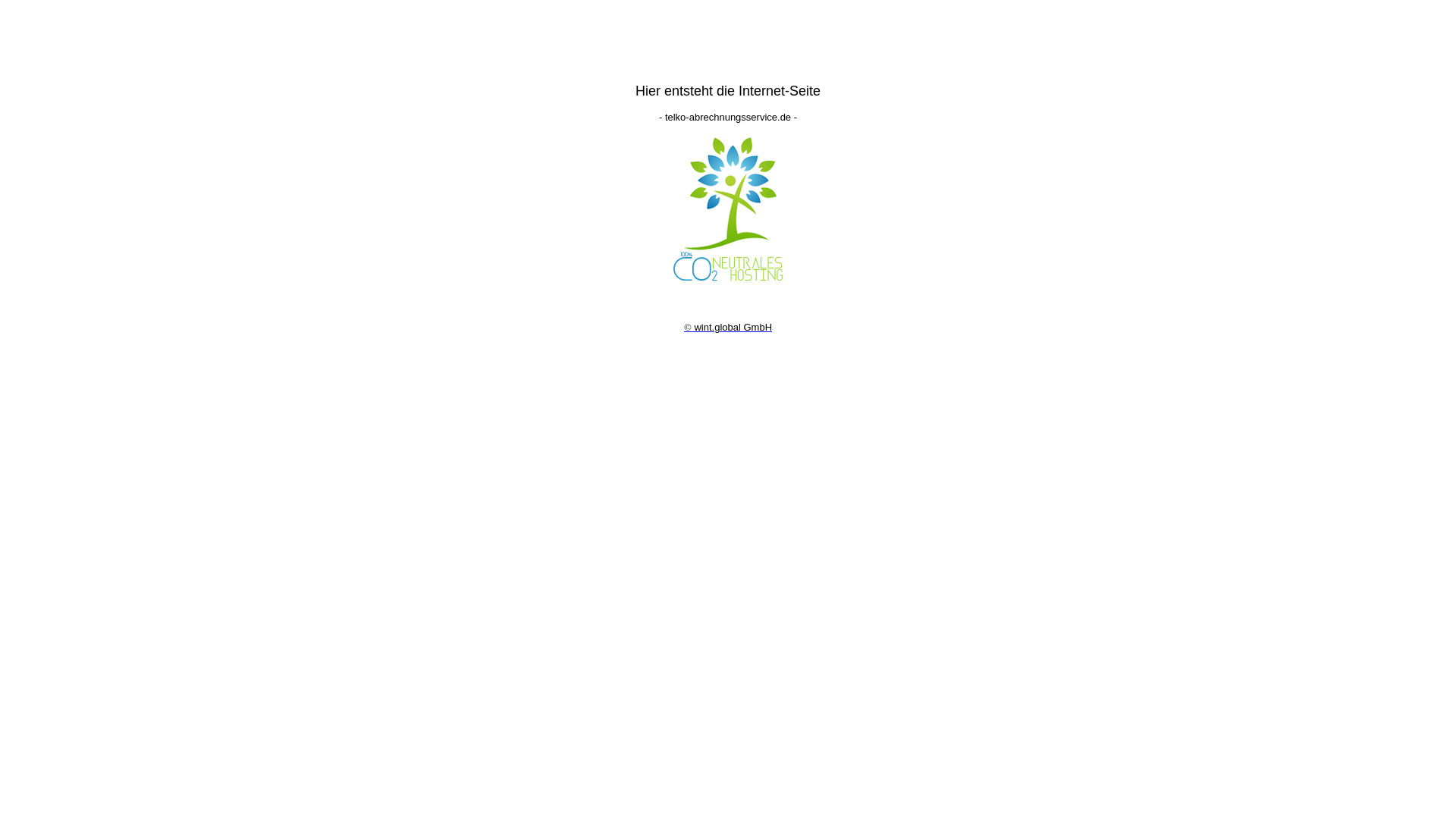 website screenshot of https://telko-abrechnungsservice.de/