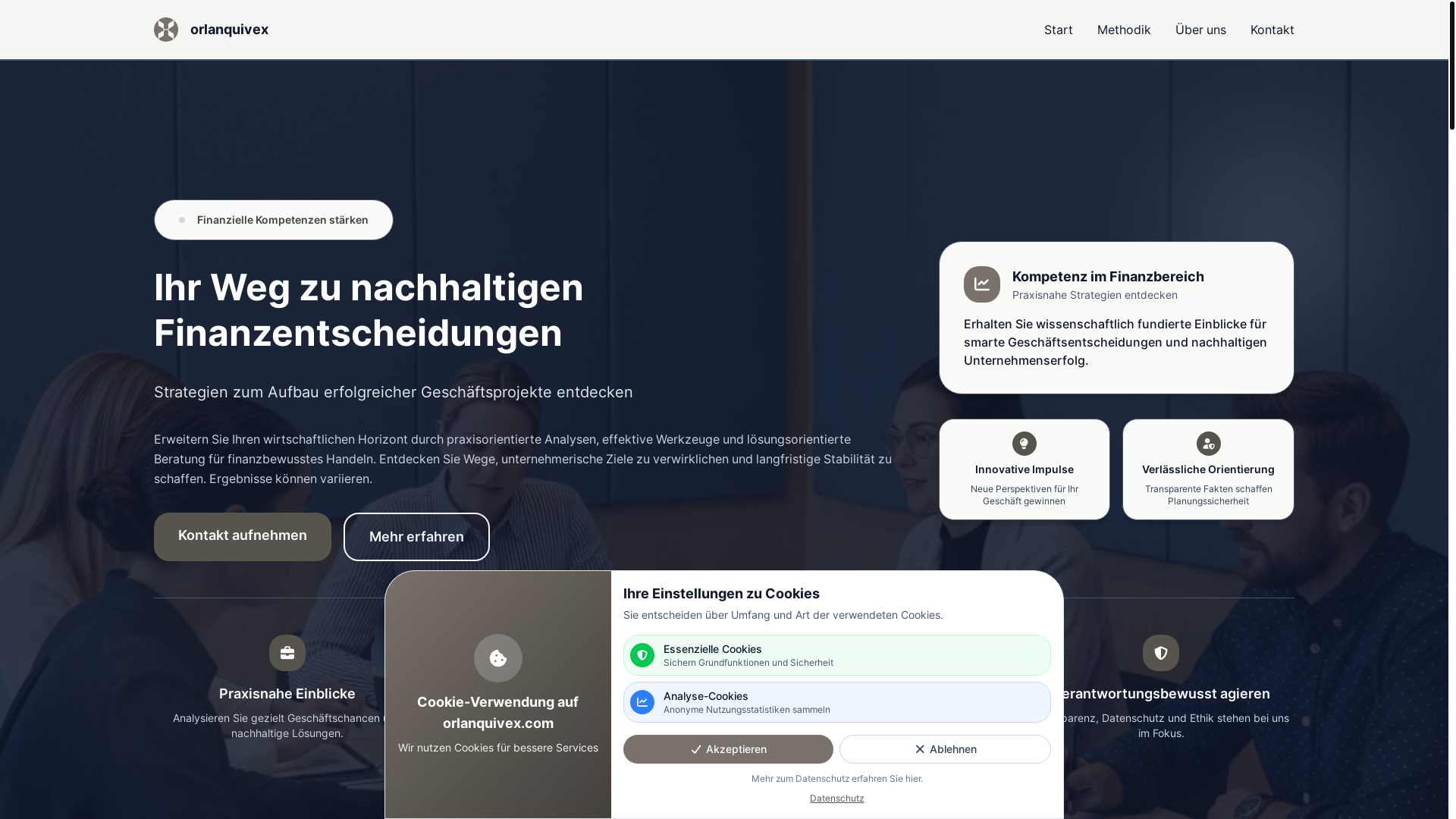website screenshot of https://orlanquivex.com/